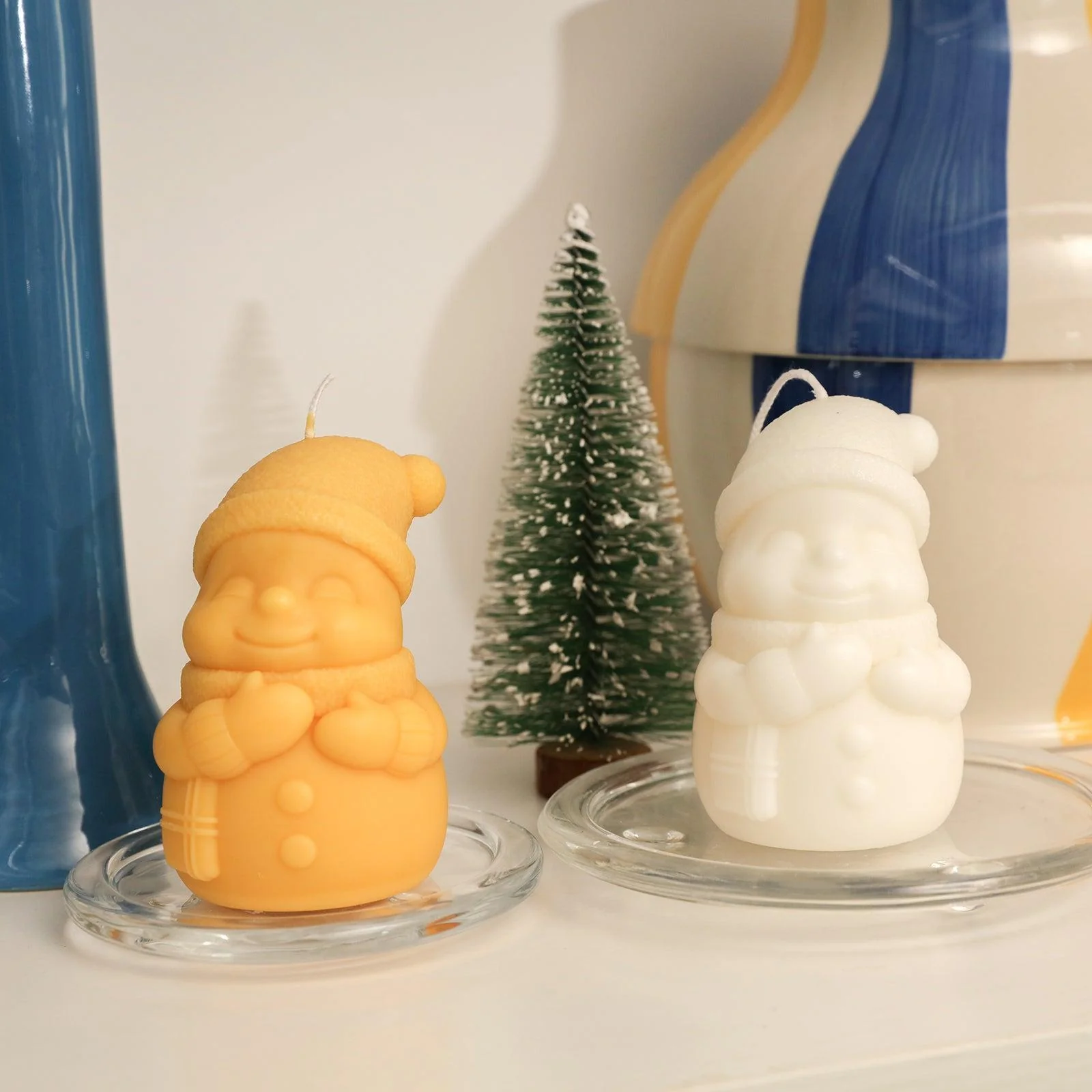 Hugging Snowman Candle Silicone Mold - Image 5