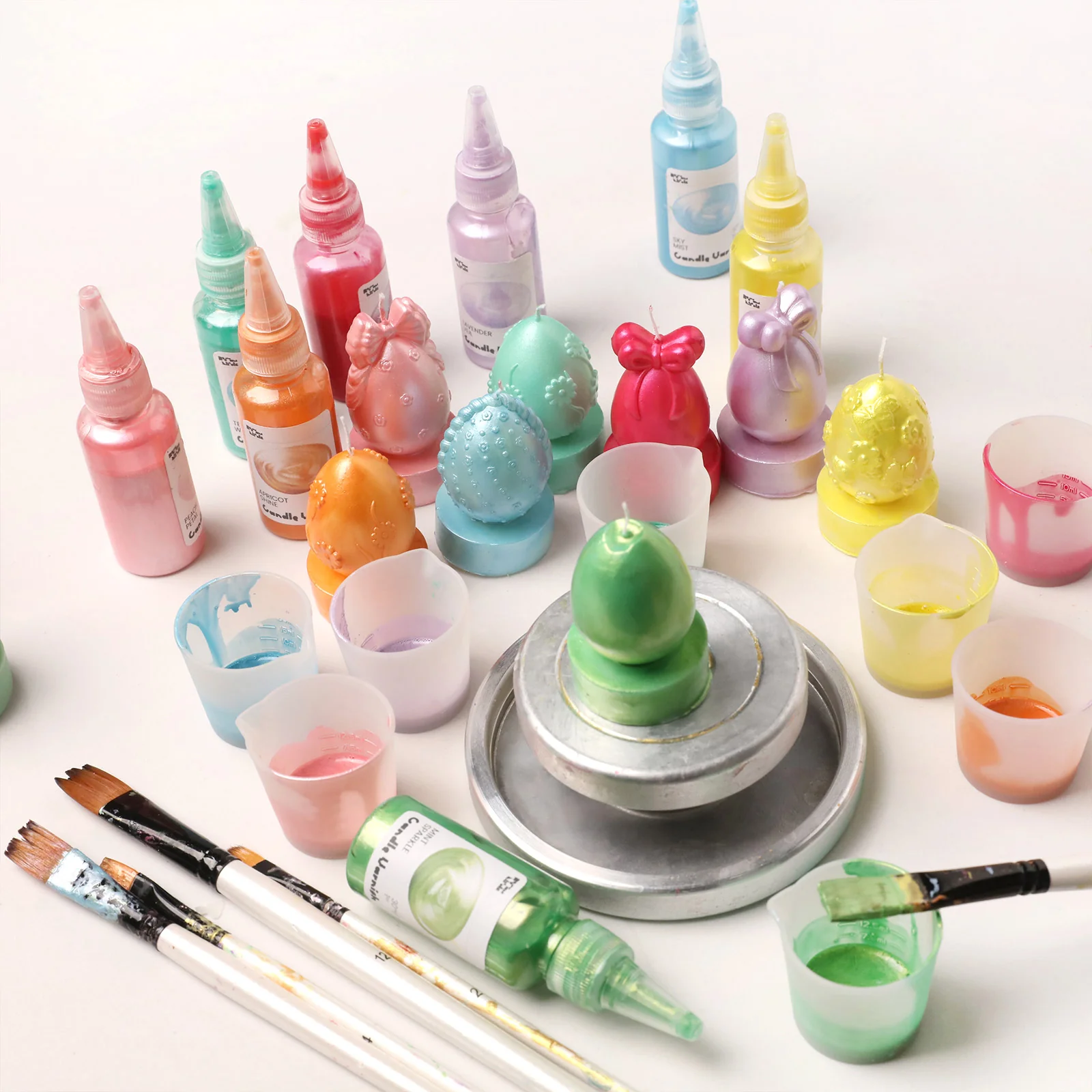 Easter's Floral Egg Delights Tealight Candle Silicone Mold Collection - Image 10