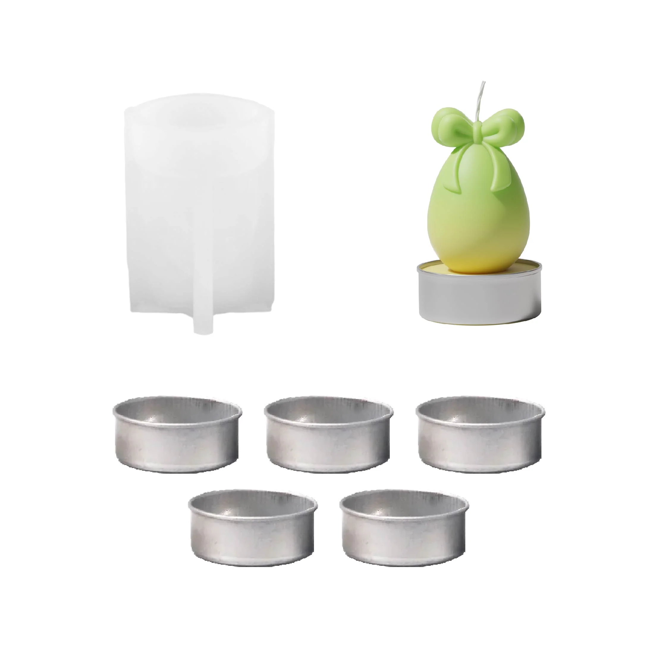 Easter's Floral Egg Delights Tealight Candle Silicone Mold Collection - Image 13