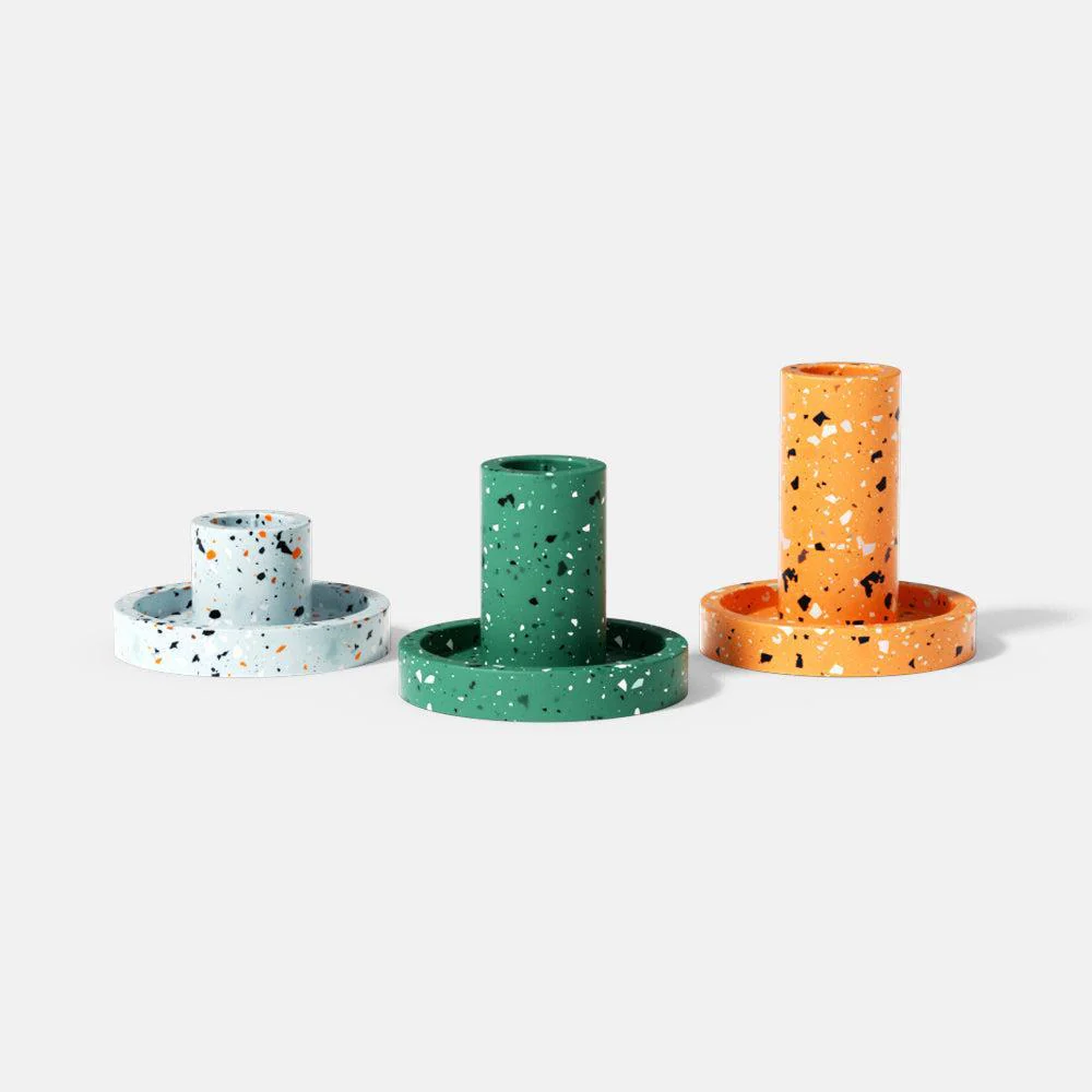 Geometric Simple Taper Candle Holder Silicone Mold