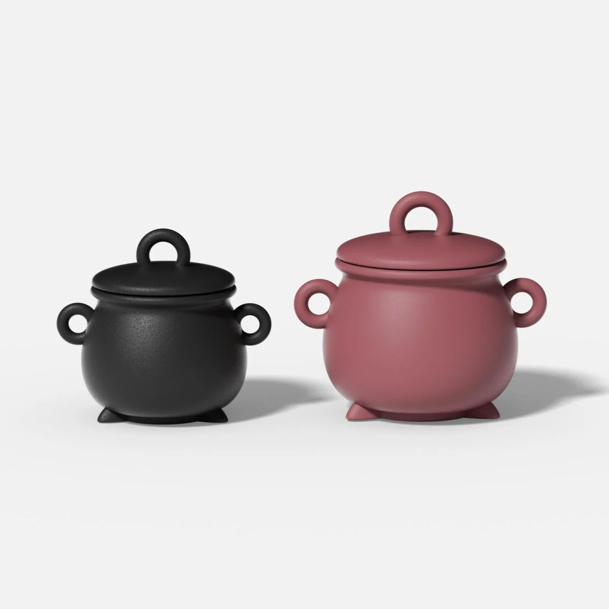 Witchling’s Cauldron Candle Jar Silicone Mold Collection