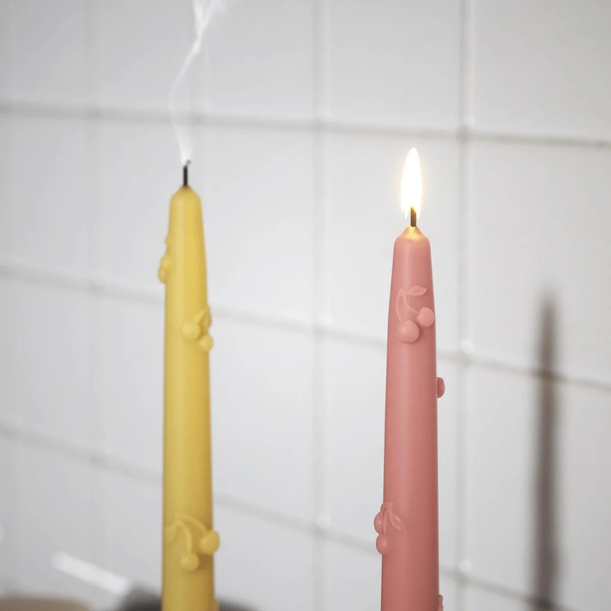 Cherry Sprinkle Taper Candle Silicone Mold - Image 5