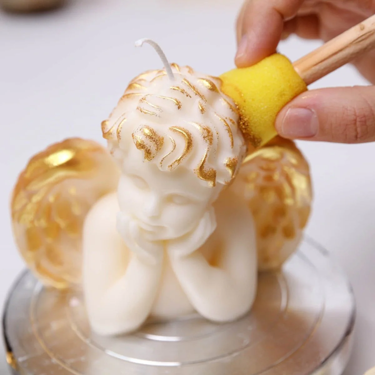 Sleepy Cherub Candle Silicone Mold Collection - Image 5
