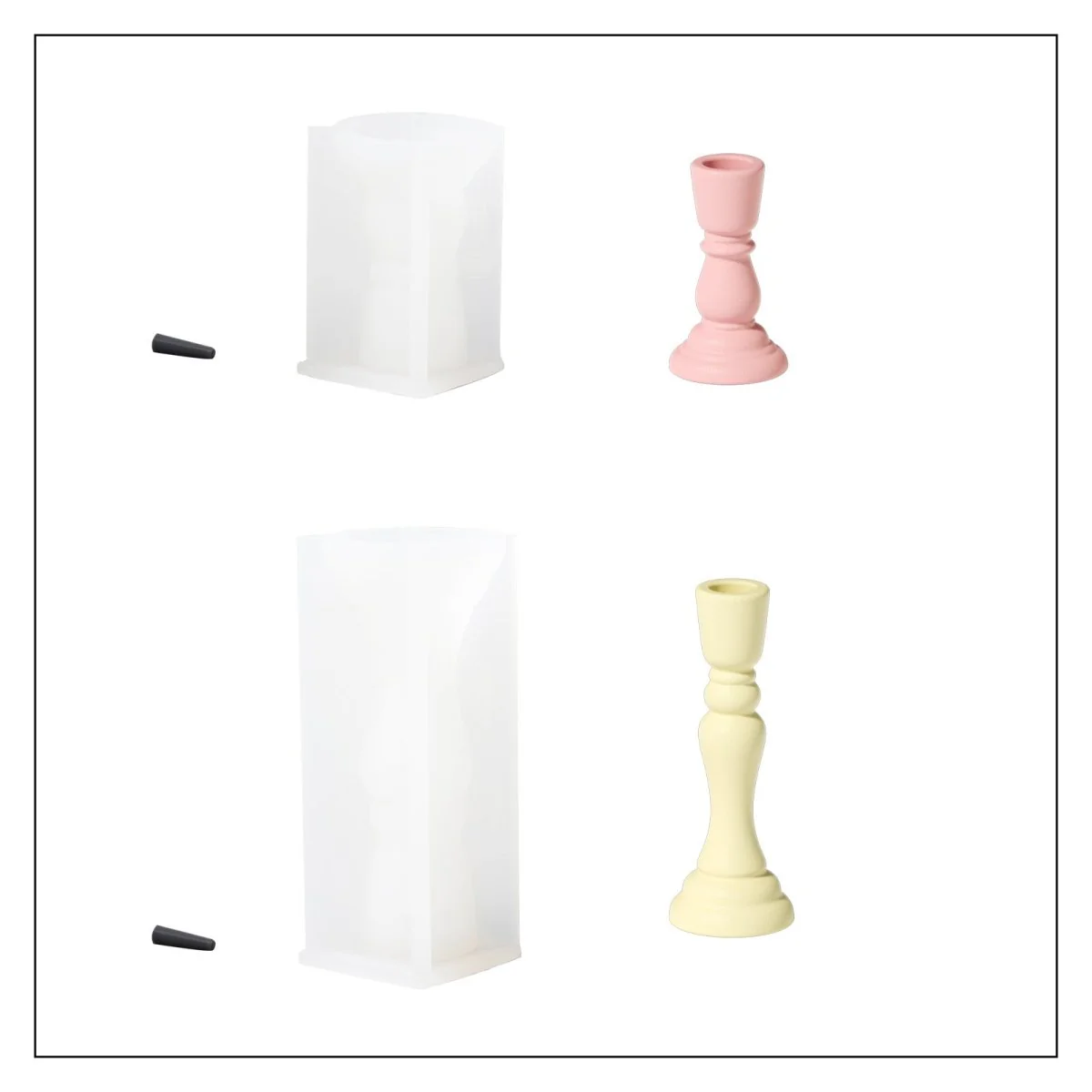 Chessmate Candle Holder Silicone Mold - Image 15