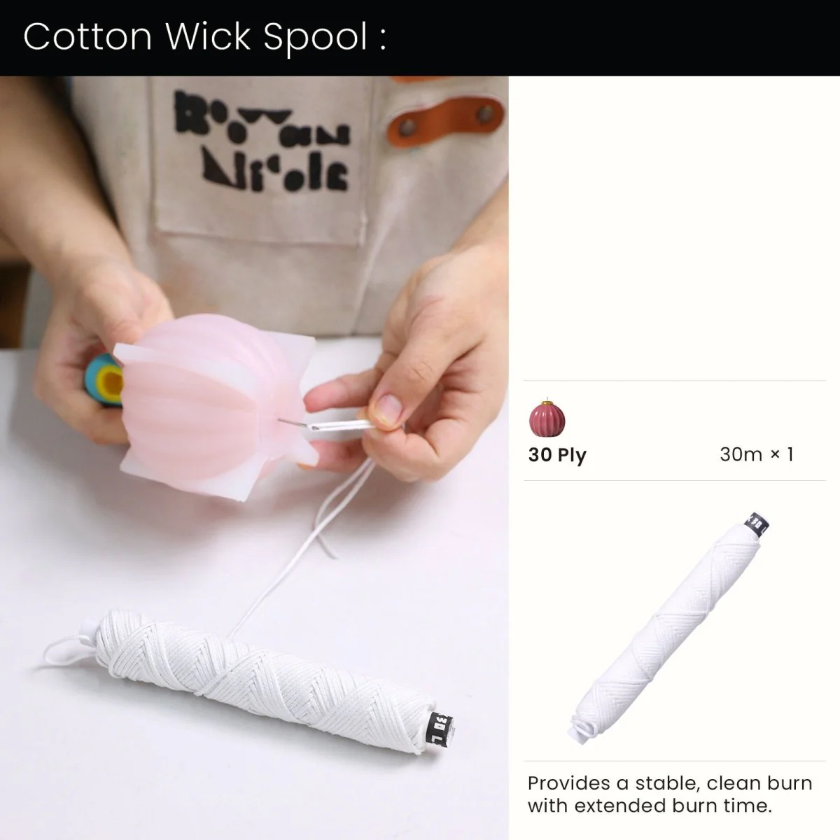 Twist Bloom Christmas Bauble Candle Silicone Mold - Image 21