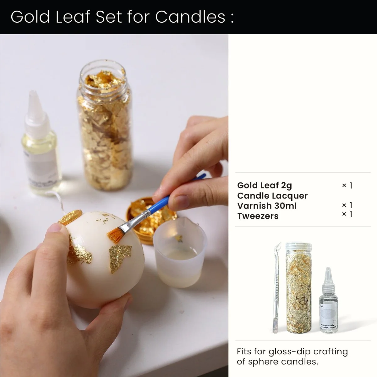 Classic Glow Christmas Bauble Candle Silicone Mold - Image 19
