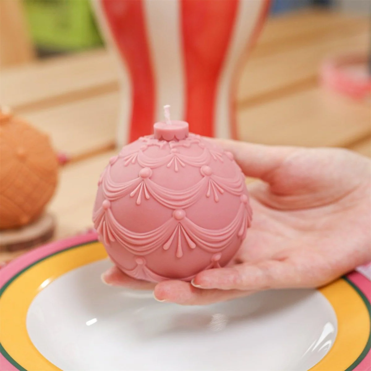 Merry Christmas Bauble Light Candle Silicone Mold Collection - Image 8