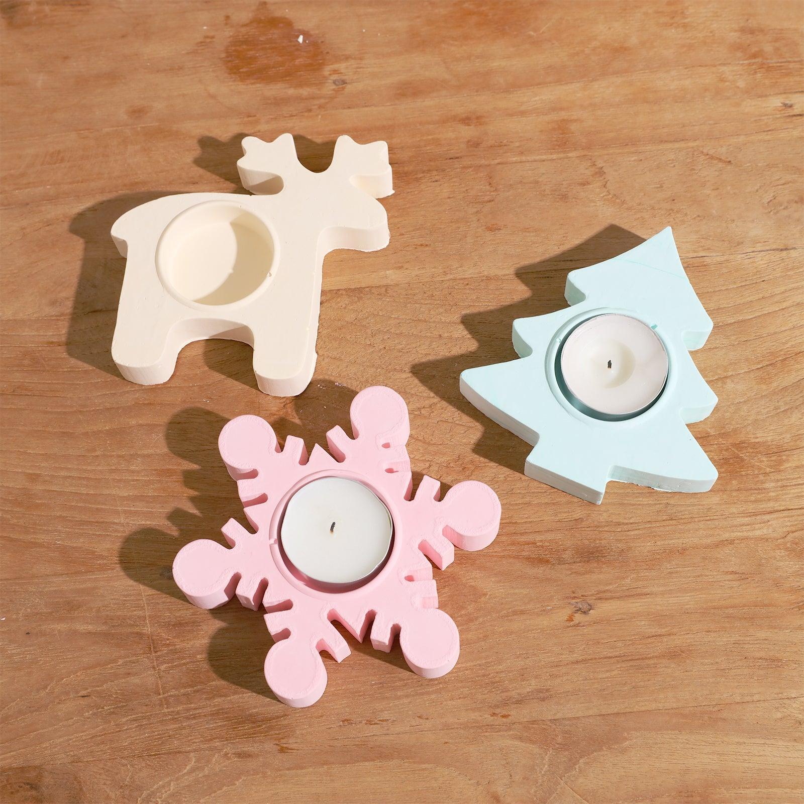 Christmas Tree Tealight Candle Holder Silicone Mold - Image 6