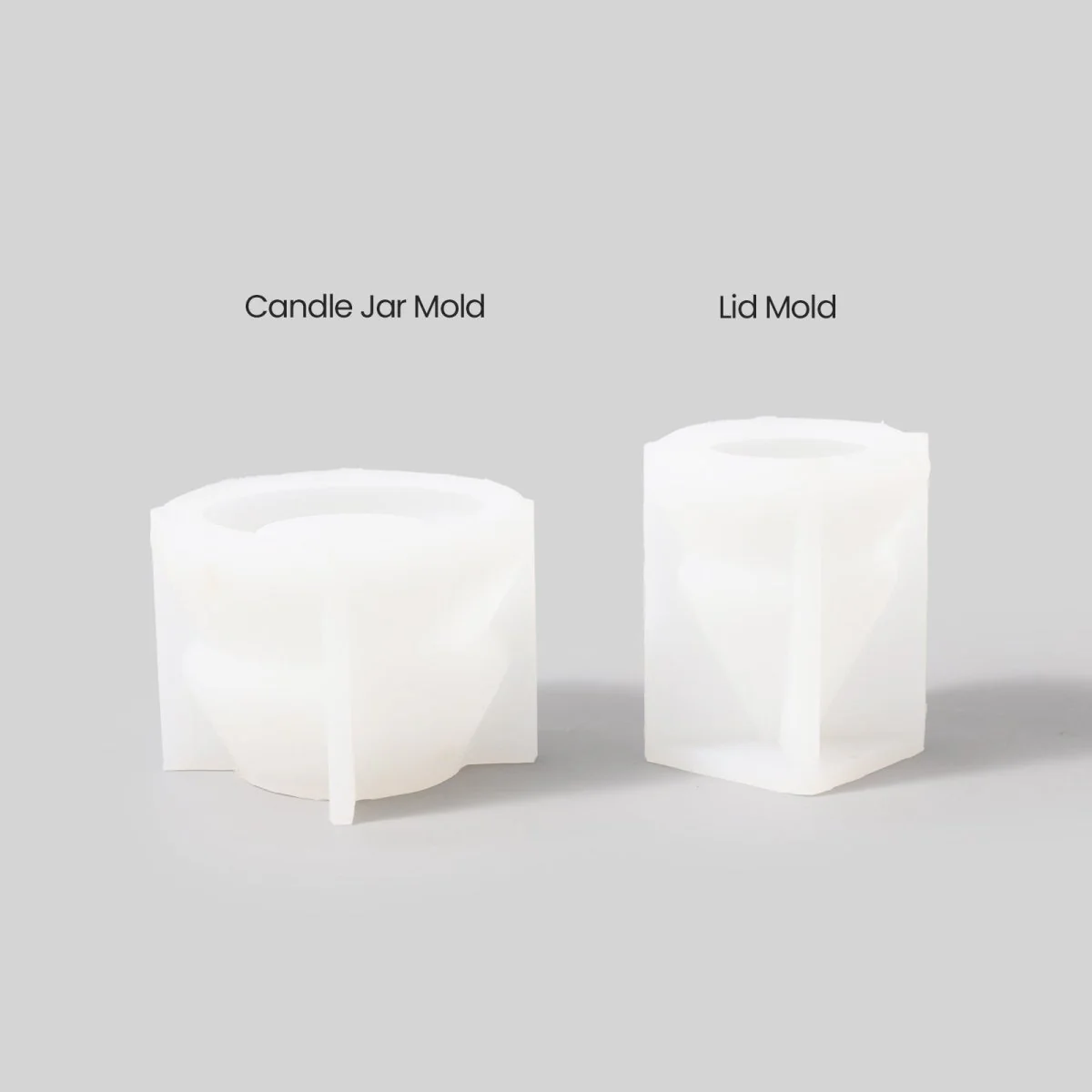 3.3oz Winter Wonderland Sleek Layered Christmas Tree Candle Jar Silicone Mold - Image 10