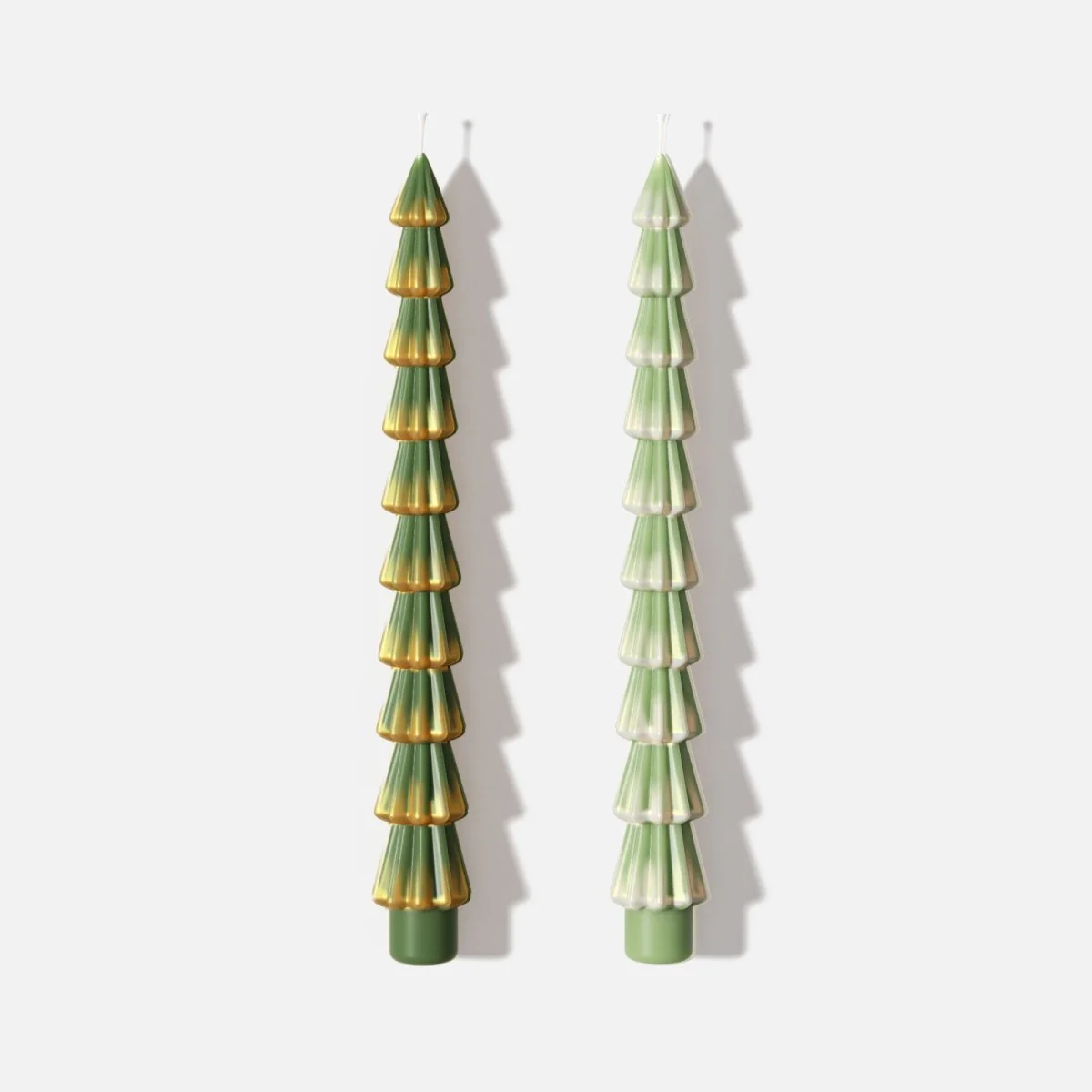 Evergleam Christmas Tree Taper Candle Silicone Mold