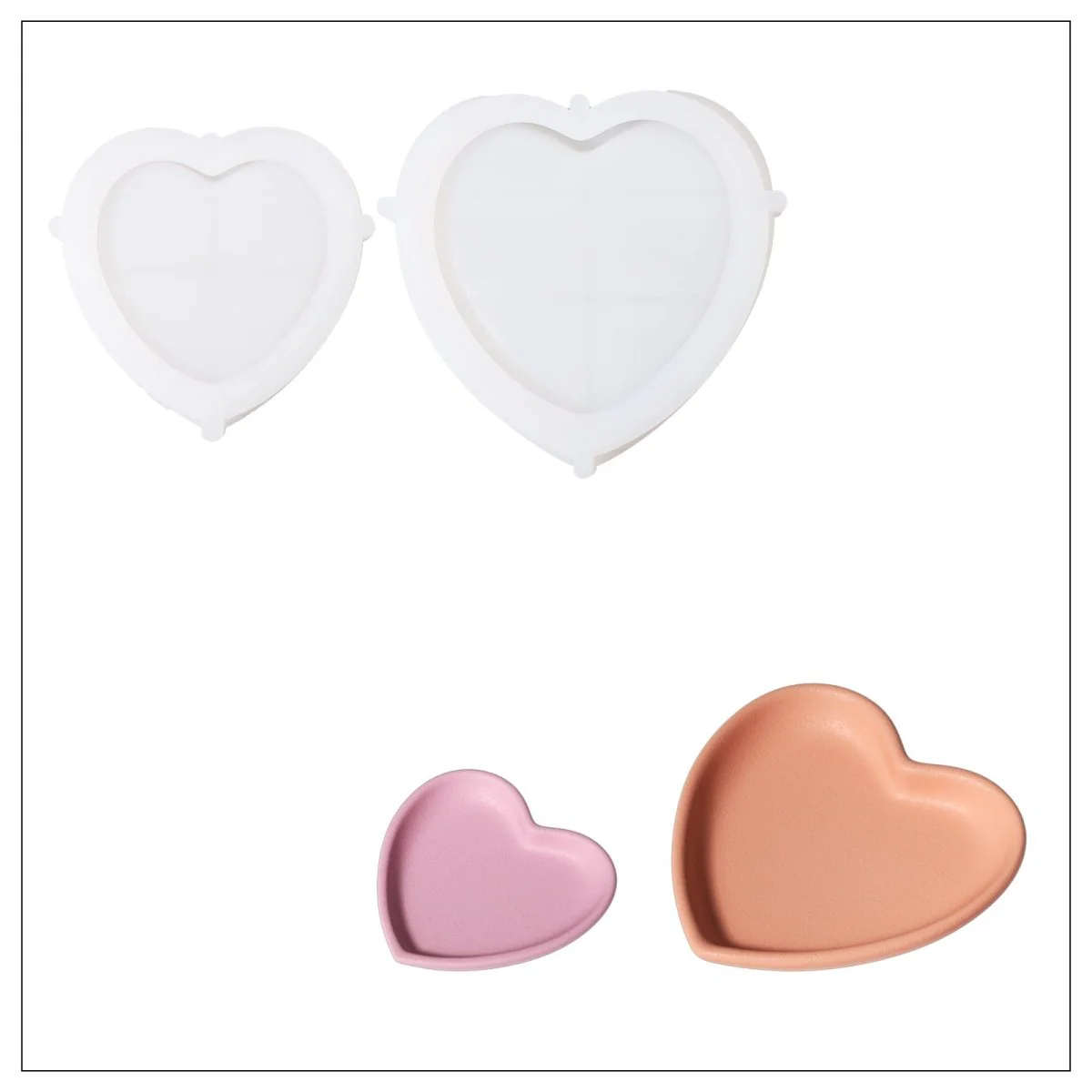 Classic Heart Tray Silicone Mold - Image 13