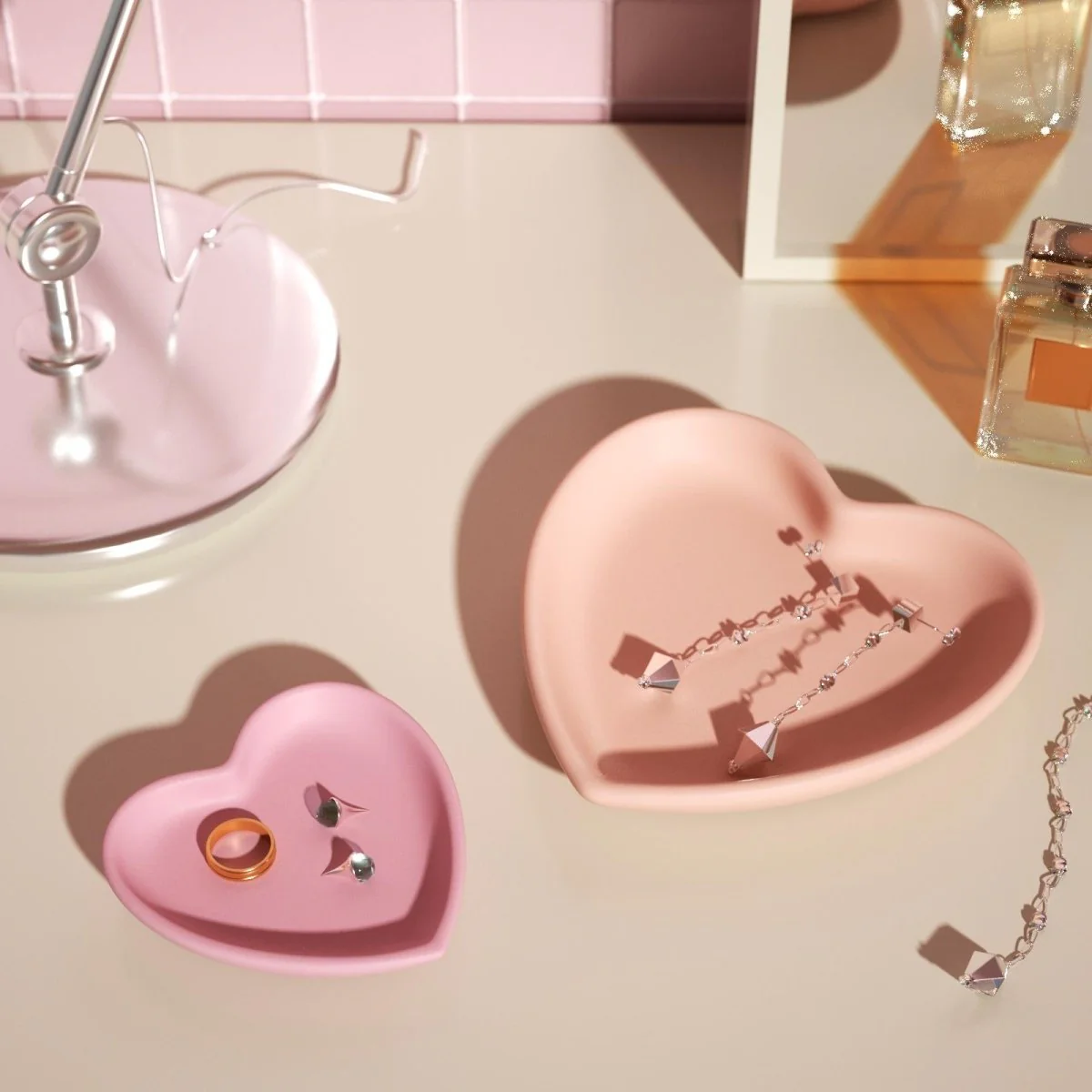 Classic Heart Tray Silicone Mold - Image 4
