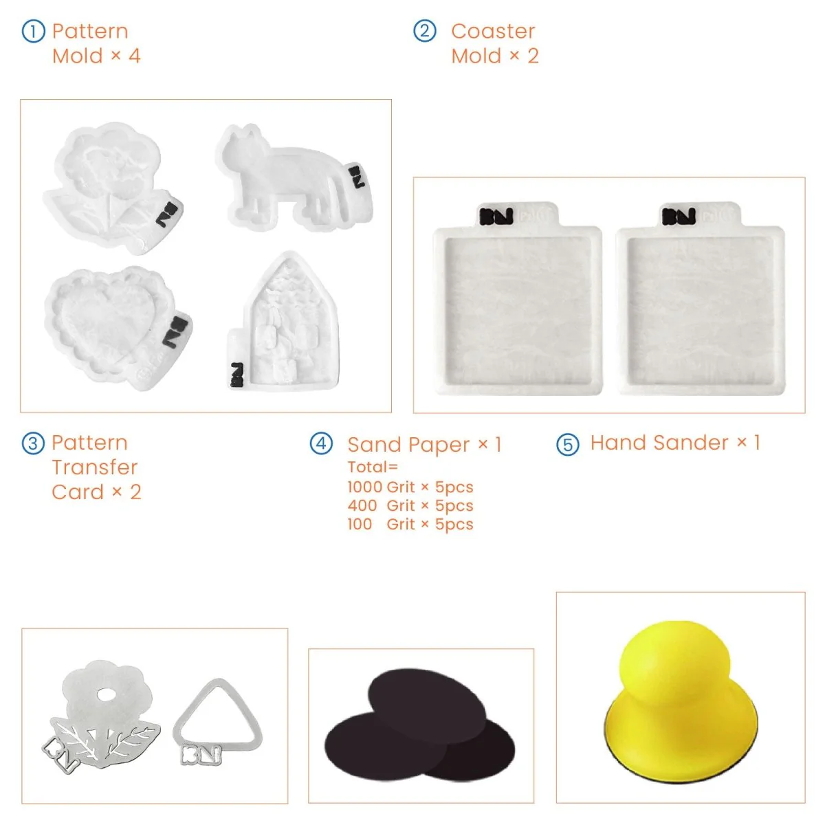 Cozy Corners Coaster Silicone Mold Collection - Image 10