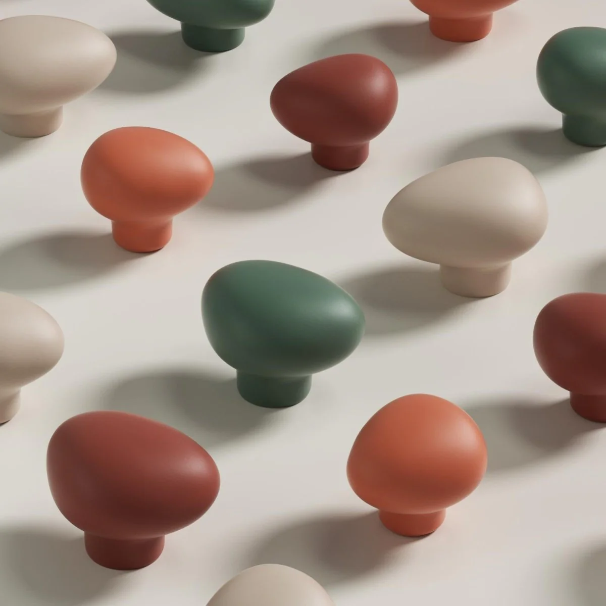 Pebble Wall Cloth Coat Hook Silicone Mold - Image 7