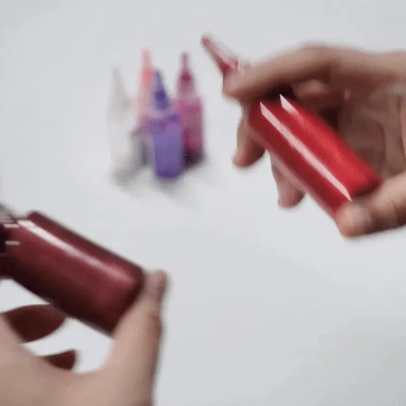 Colored Glossy Candle Varnish Set – 6 of Valentine Colors - Image 5