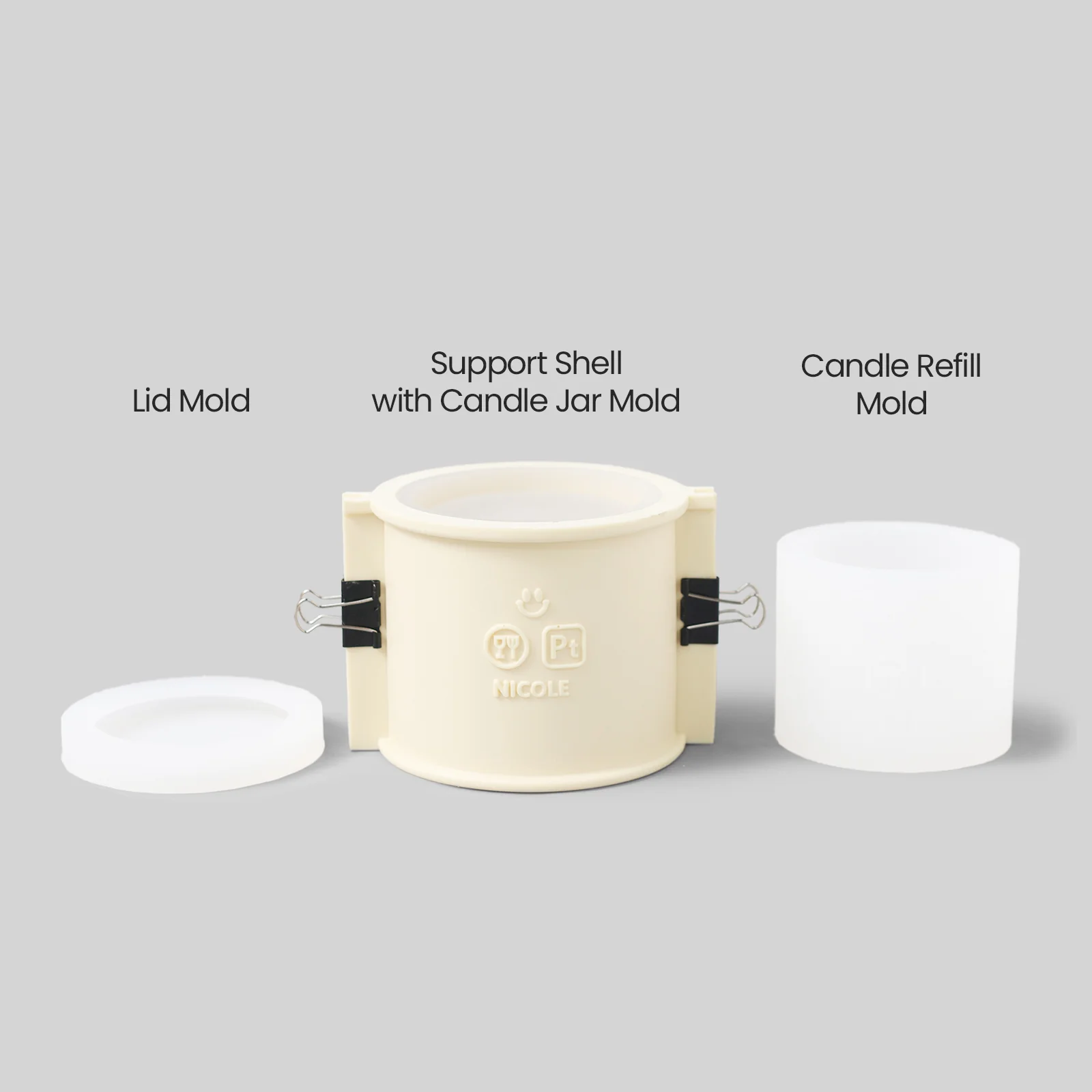 9.6oz Candle Jar Silicone Mold & Candle Refill Mold - Image 9