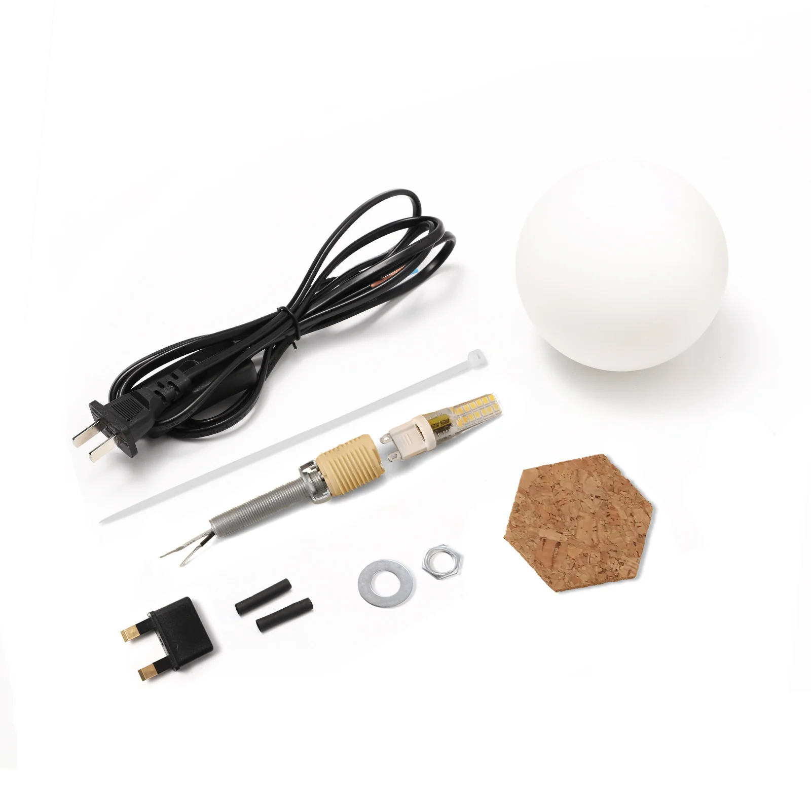 Diamond-Shaped Table Lamp Silicone Mold and Accessories - Image 12