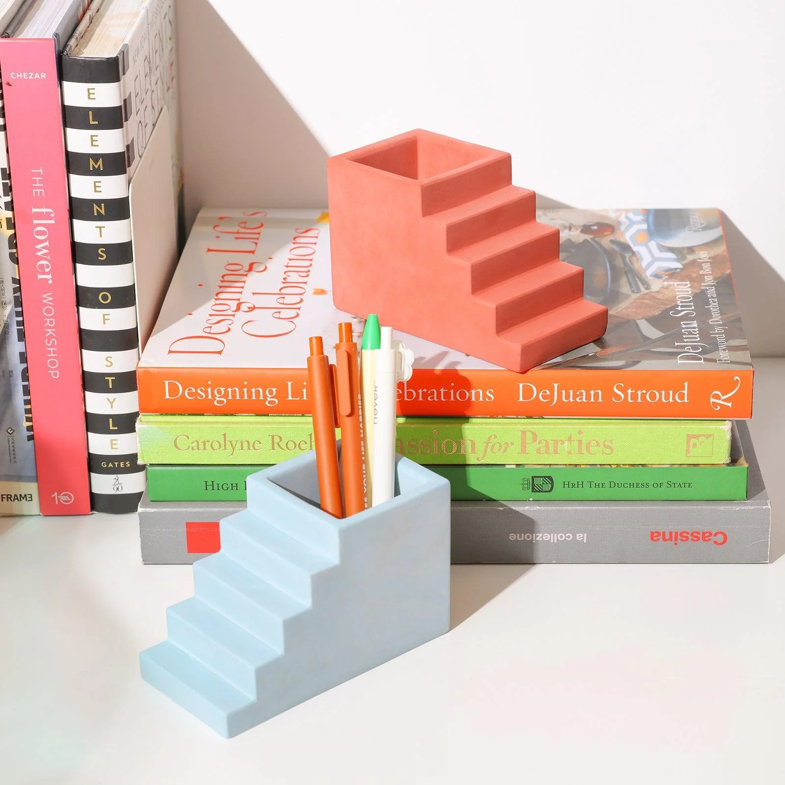 Stairway Pen Holder Silicone Mold - Image 4