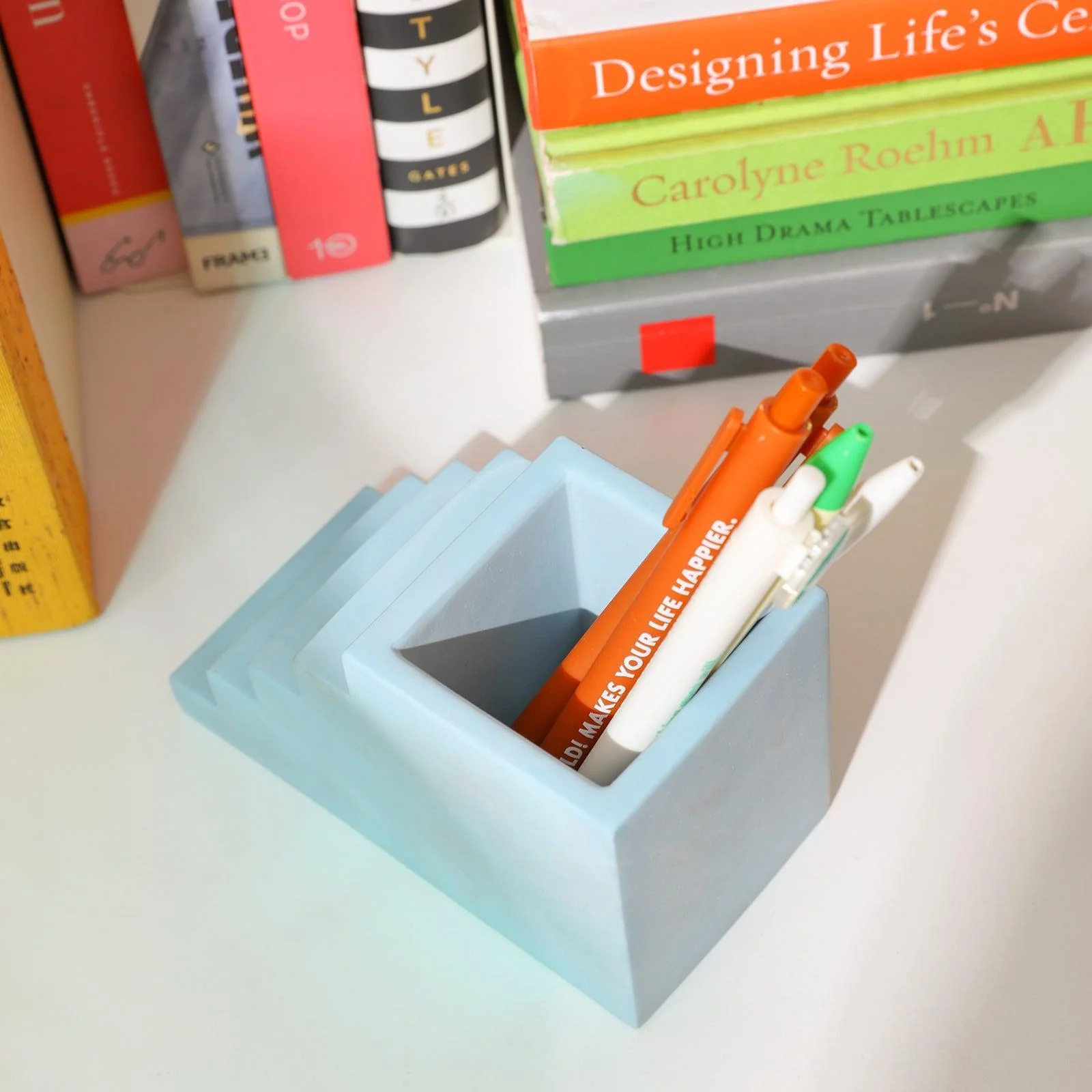 Stairway Pen Holder Silicone Mold - Image 5