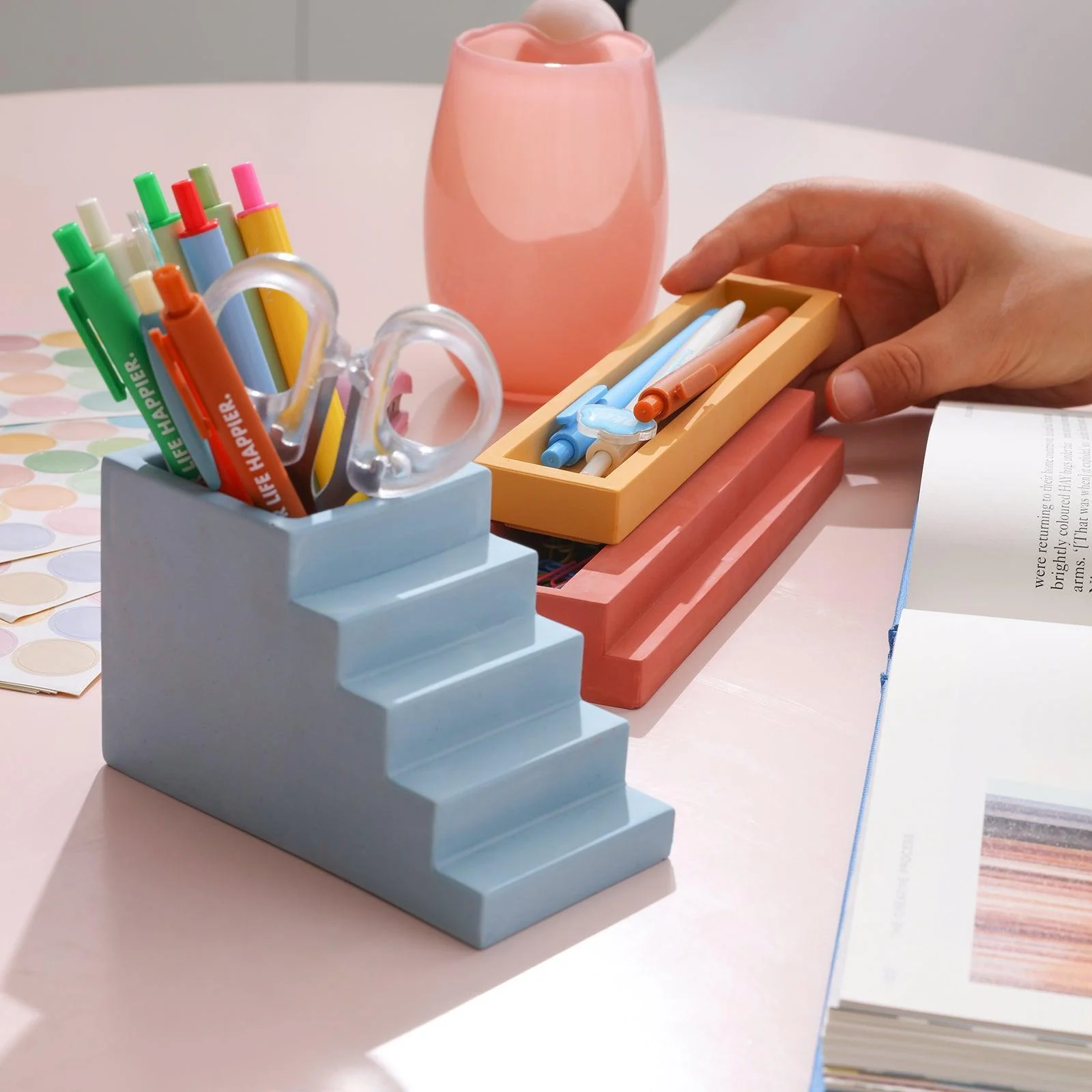 Stairway Pen Holder Silicone Mold - Image 7
