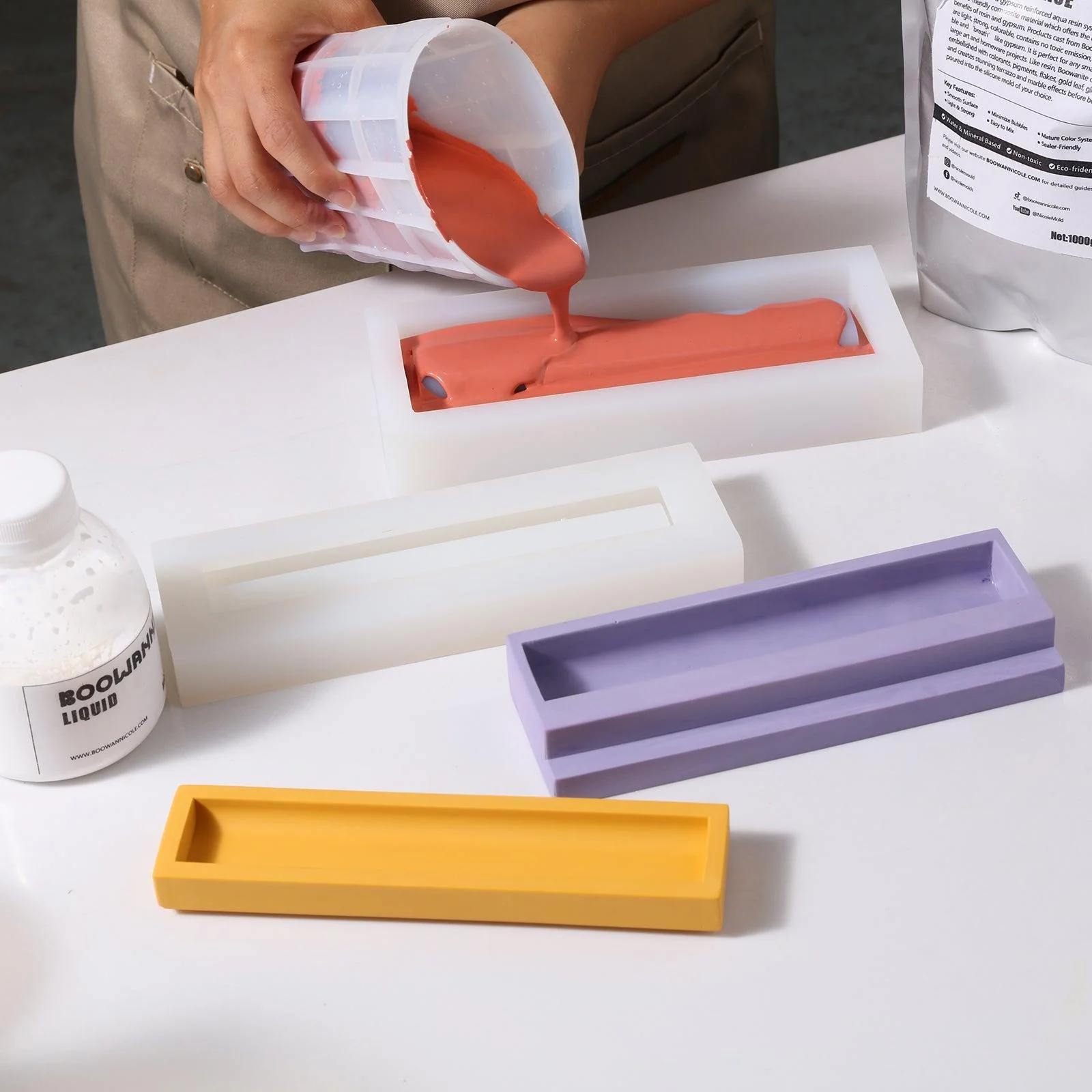 Staircase Pen Holder Silicone Mold - Image 3