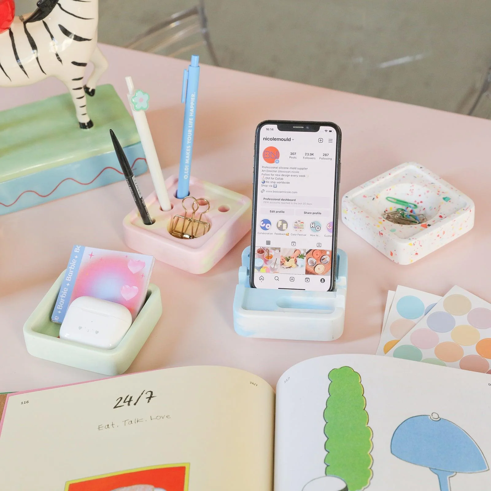Square Multi-Functional Stationery Support Silicone Mold-Ⅱ - Image 6