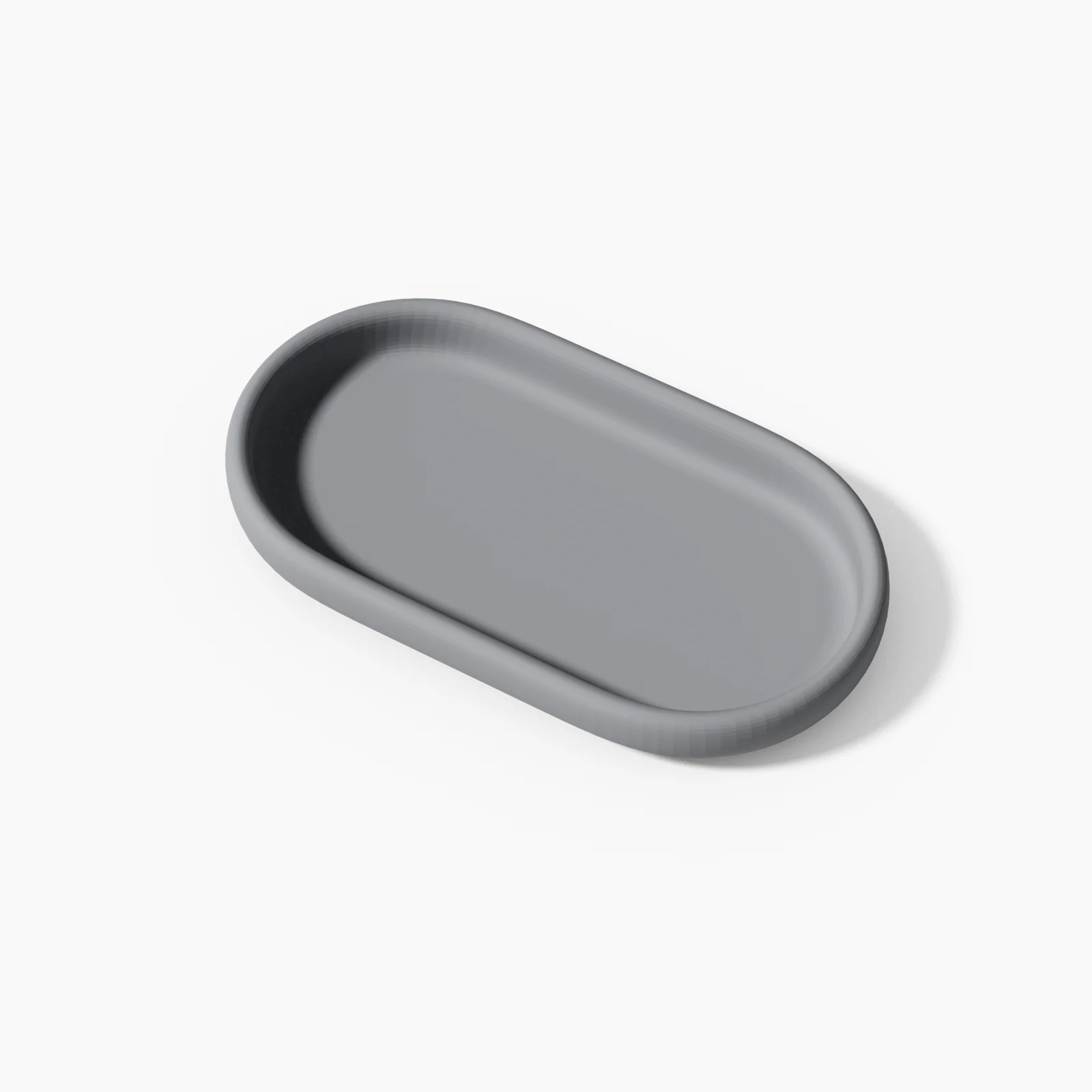 Minimalist Oval Tray Silicone Mold