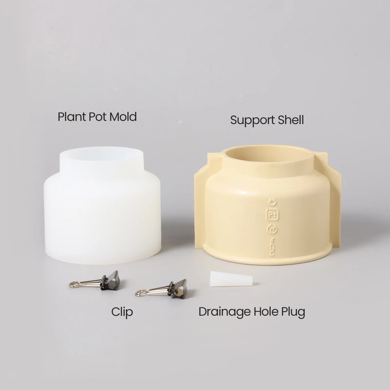 Bowl-shaped Concrete Plant Pot Silicone Mold - Ⅱ - Image 8