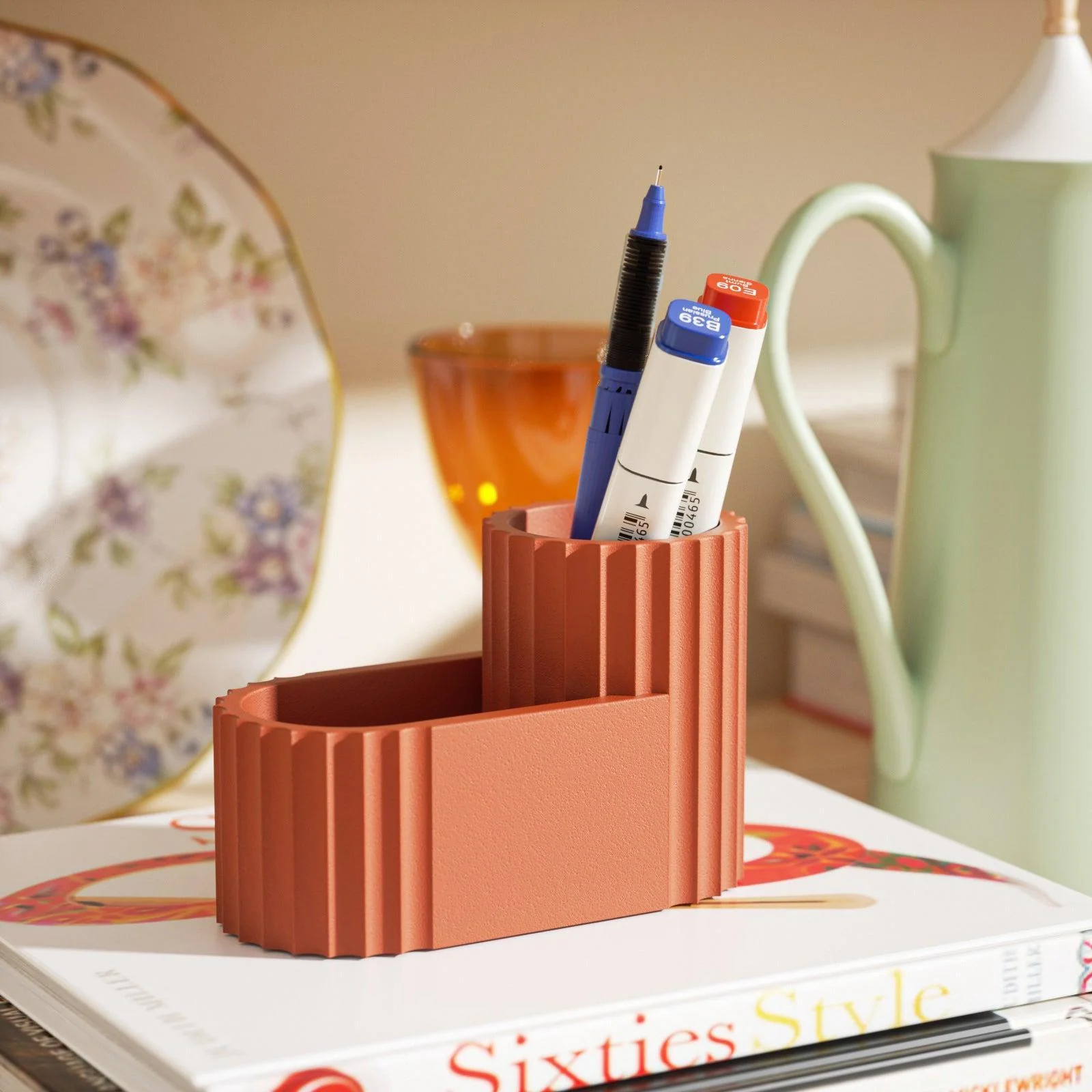 Tall Pen Holder Silicone Mold - Image 4