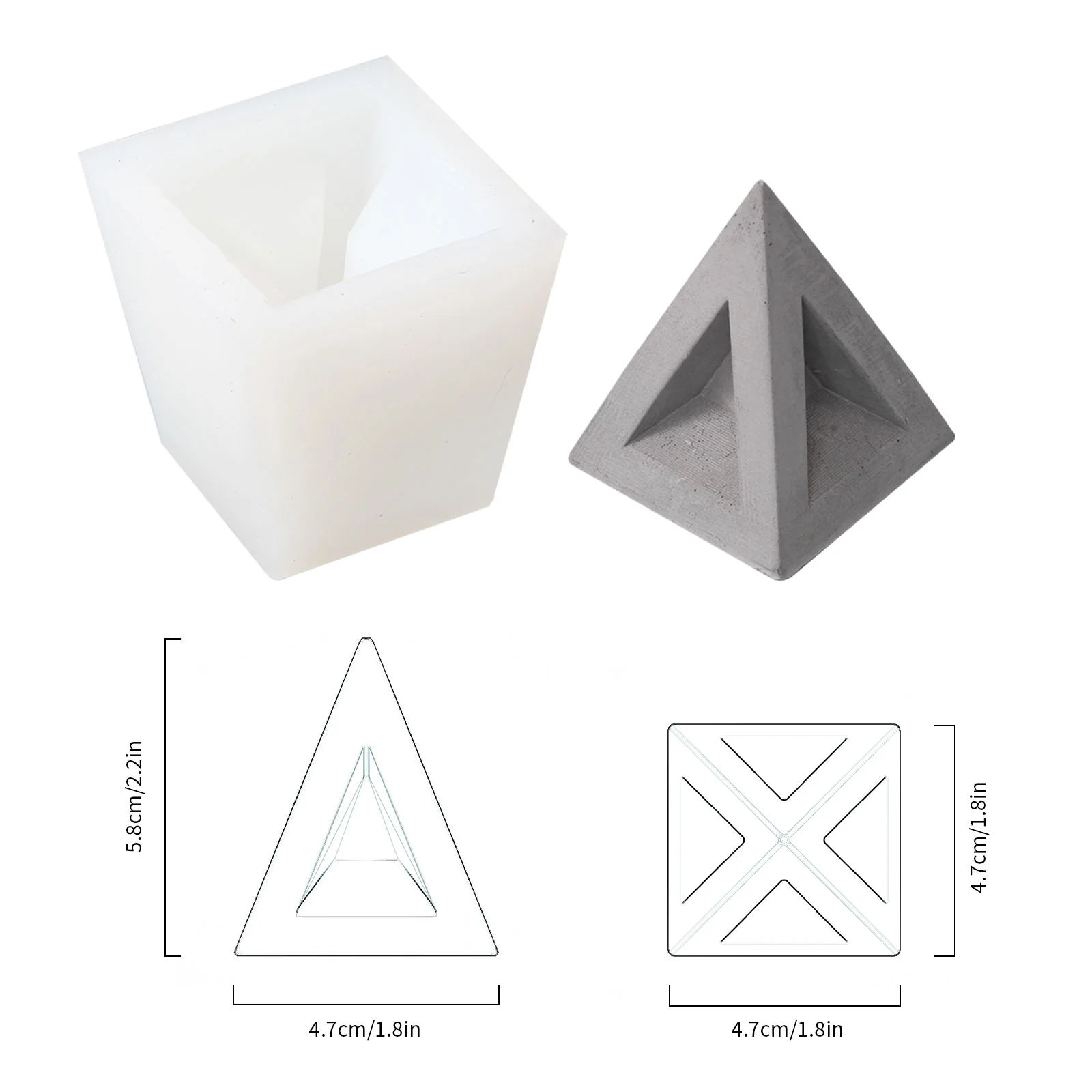 7-Pieces Concrete Ring Holder Silicone Mold - Image 12