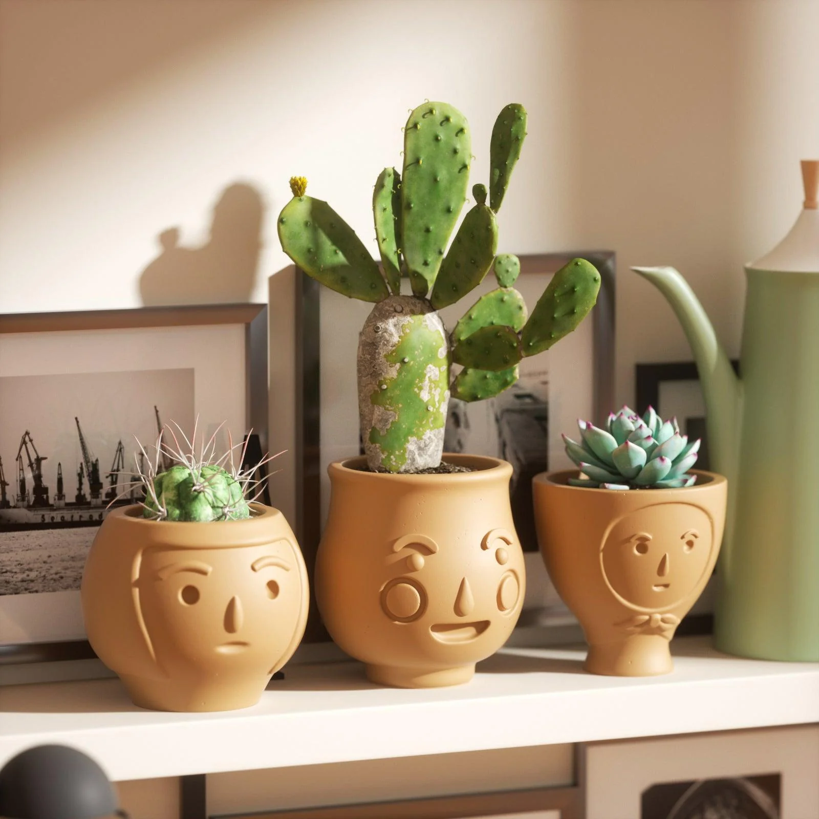 Love Family Concrete Plant Pot Silicone Mold - Image 6