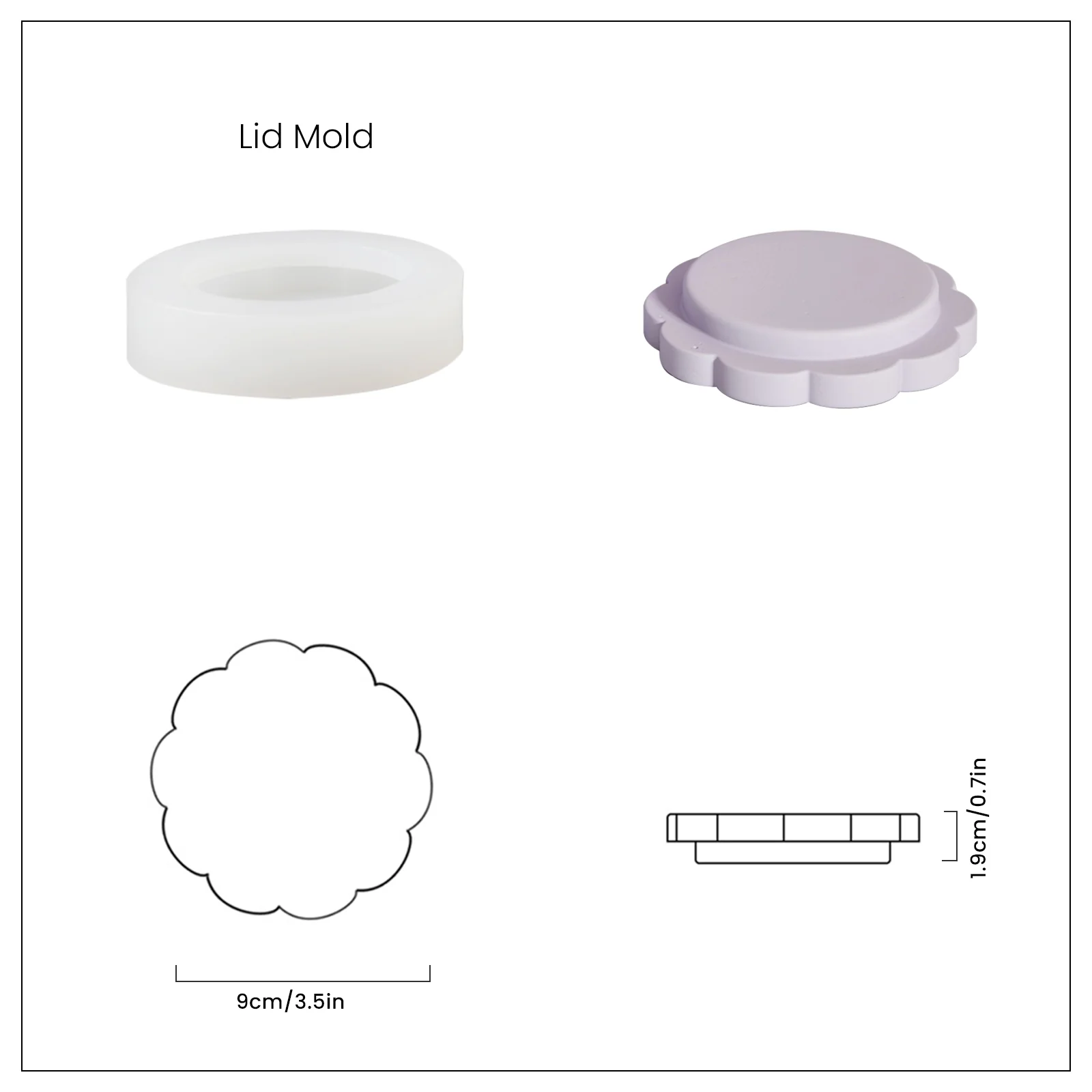 Concrete Bathroom Accessories Set Silicone Mold - Image 10