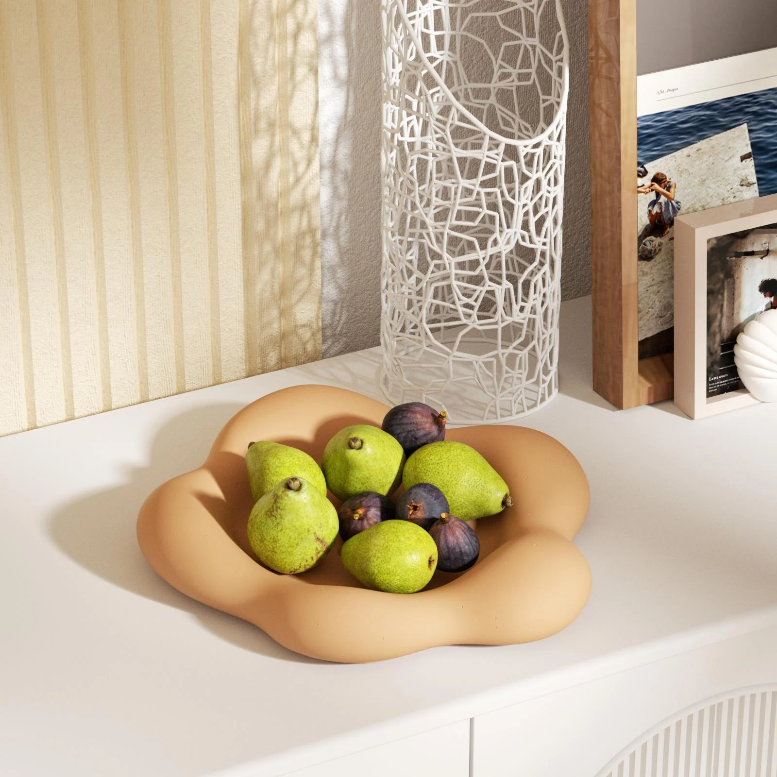 Large Curved Flower Silicone Tray Mold - Image 4