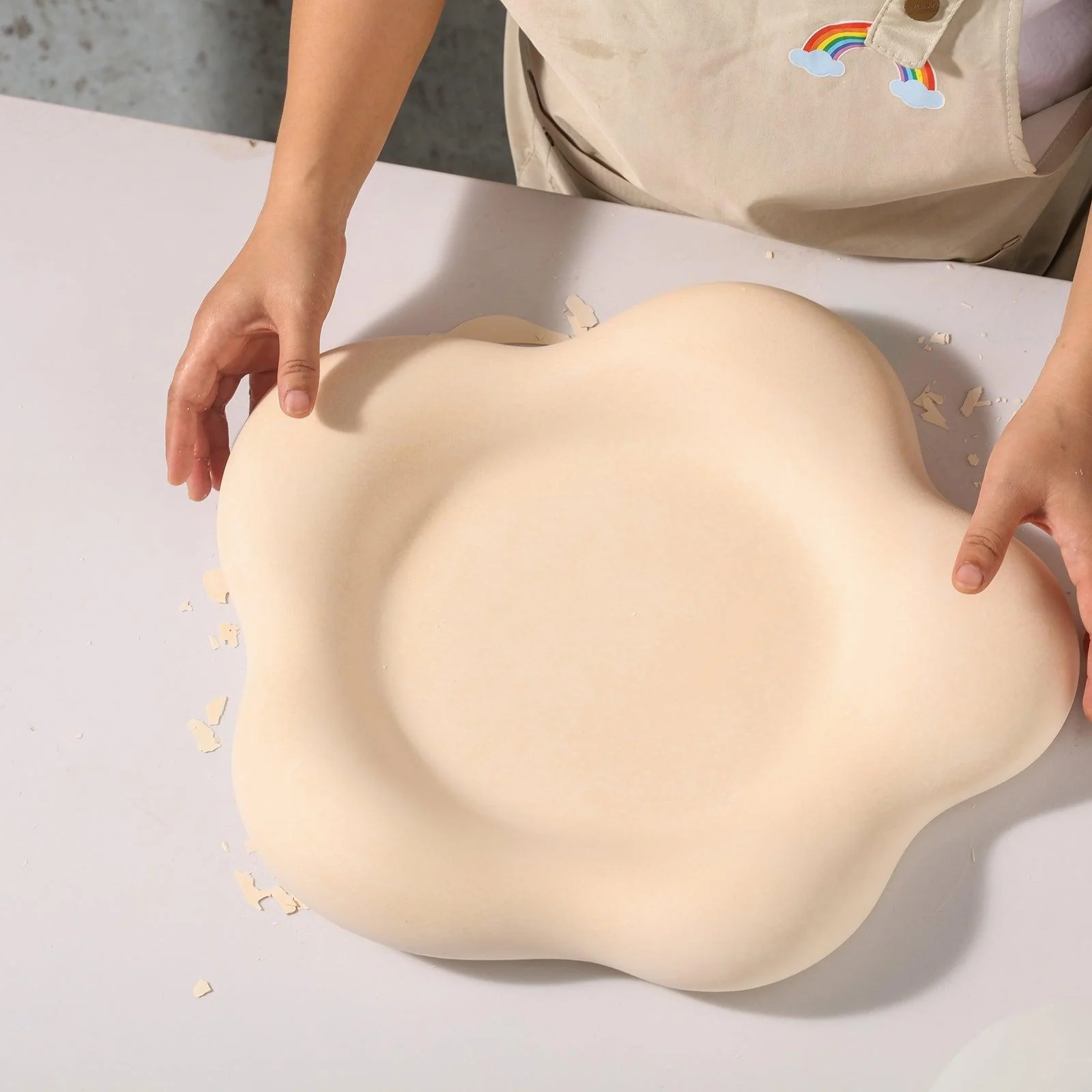 Large Curved Flower Silicone Tray Mold - Image 9