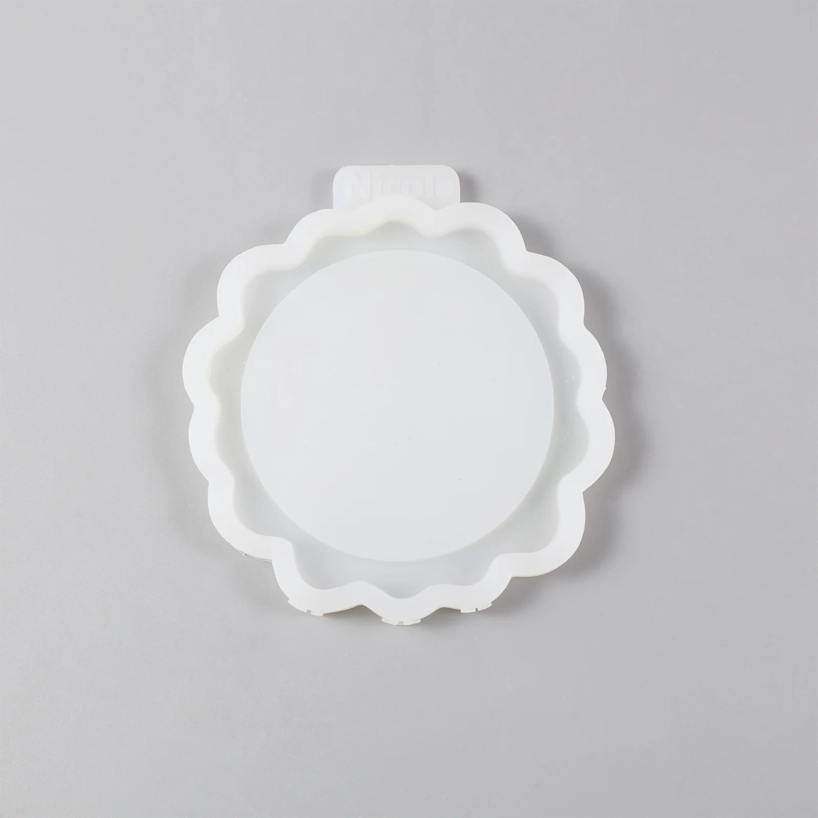 Round Handheld Mirror Mold with Glass - Image 6