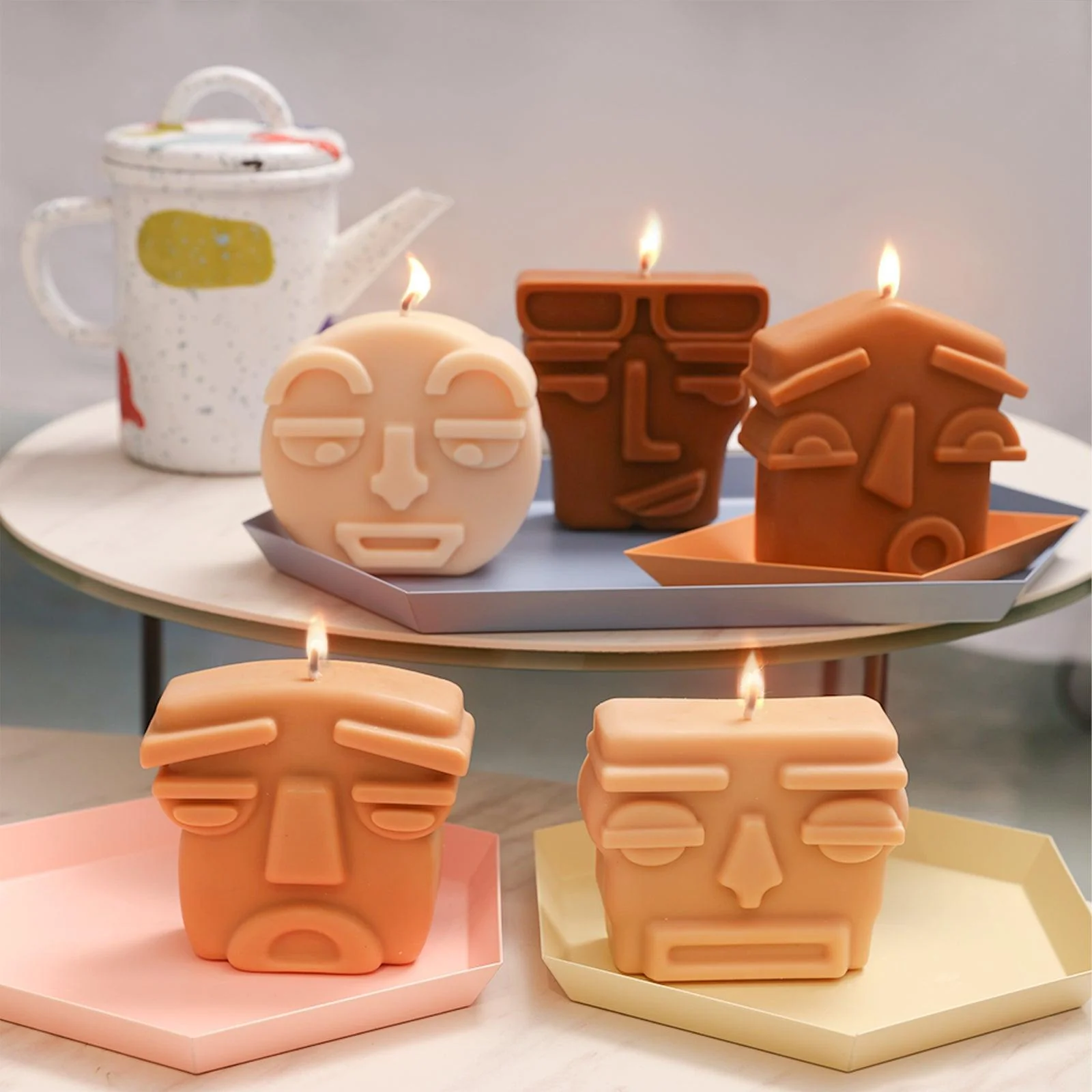 Ugly Face Candle Silicone Mold - Image 6