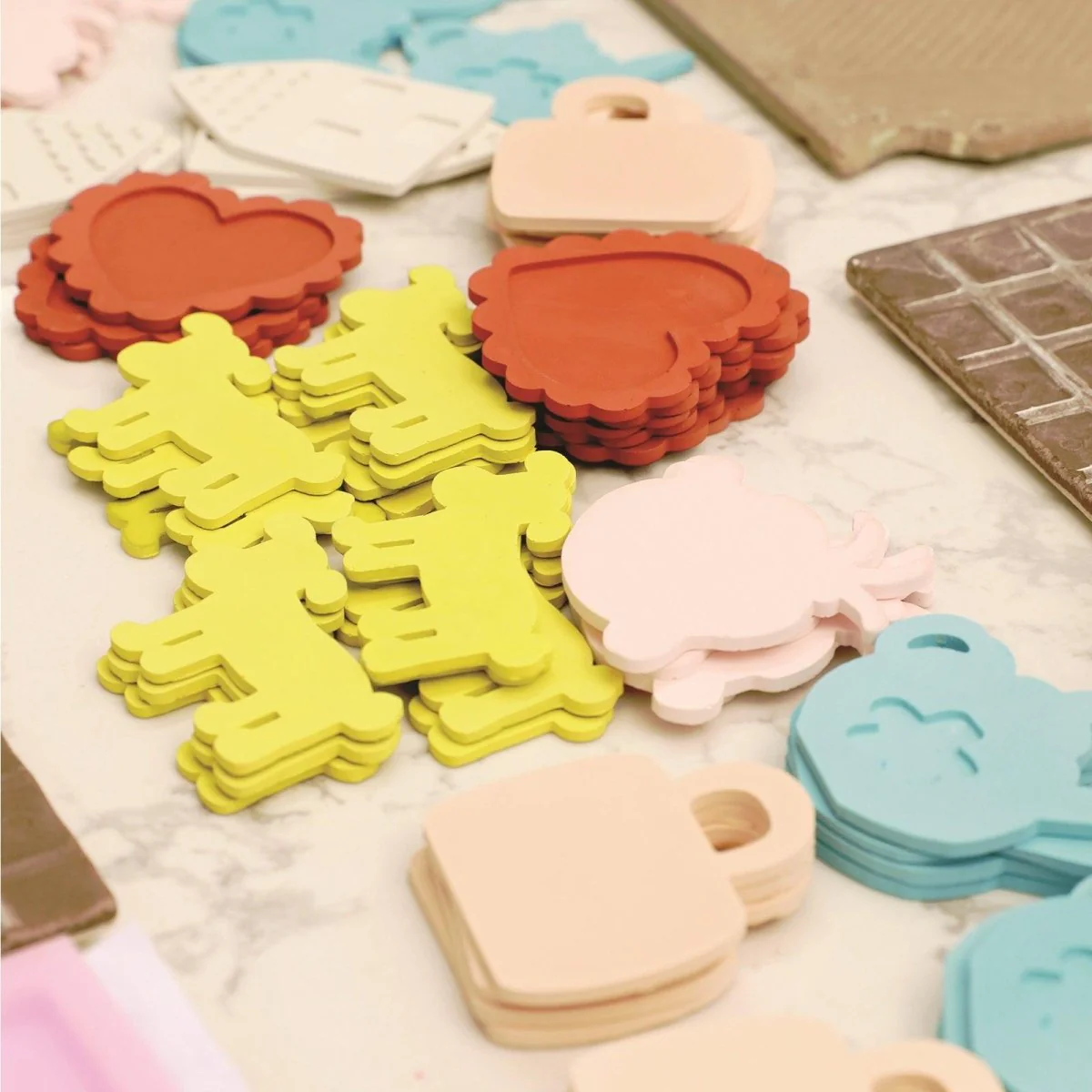 Tea Time Tales Handcrafted Coaster Set - Image 4
