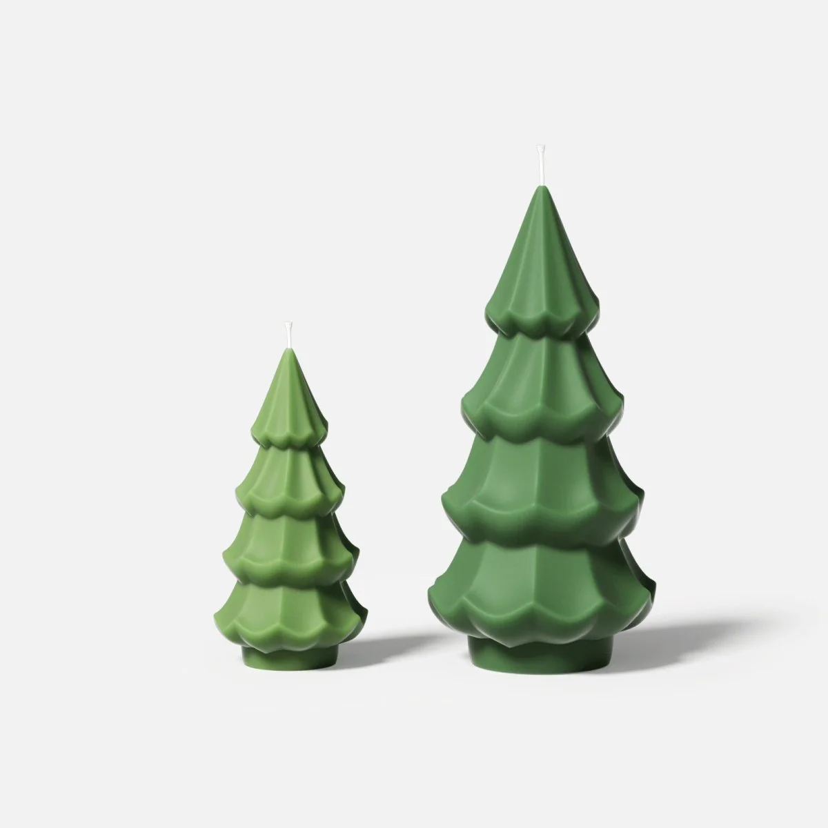Creamy Christmas Tree Candle Silicone Mold
