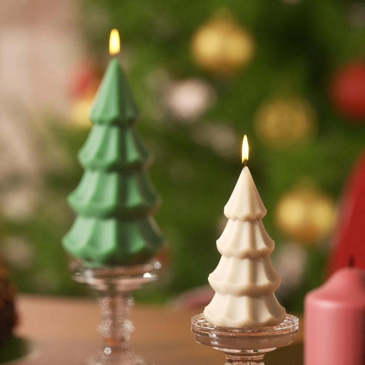 Creamy Christmas Tree Candle Silicone Mold - Image 5