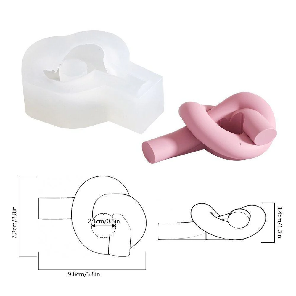 Creative Taper Candle Holder Silicone Mold - Image 8