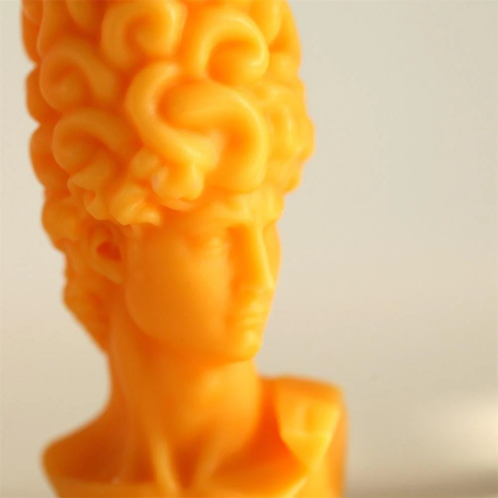 David's New Hairstyle Candle Silicone Mold - Image 5
