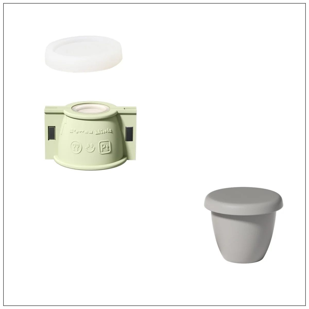 Minimalist Bowl-Shaped Candle Jar Silicone Mold & 3.5oz Candle Refill Silicone Mold - Image 10