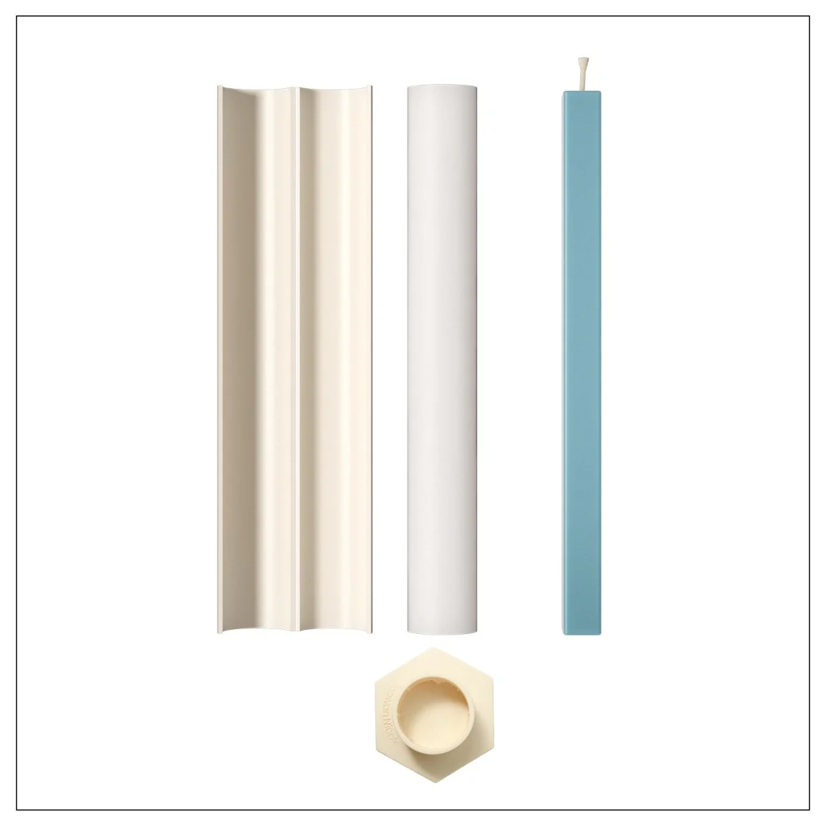 Cubis Taper Candle Silicone Mold Collection - Image 10