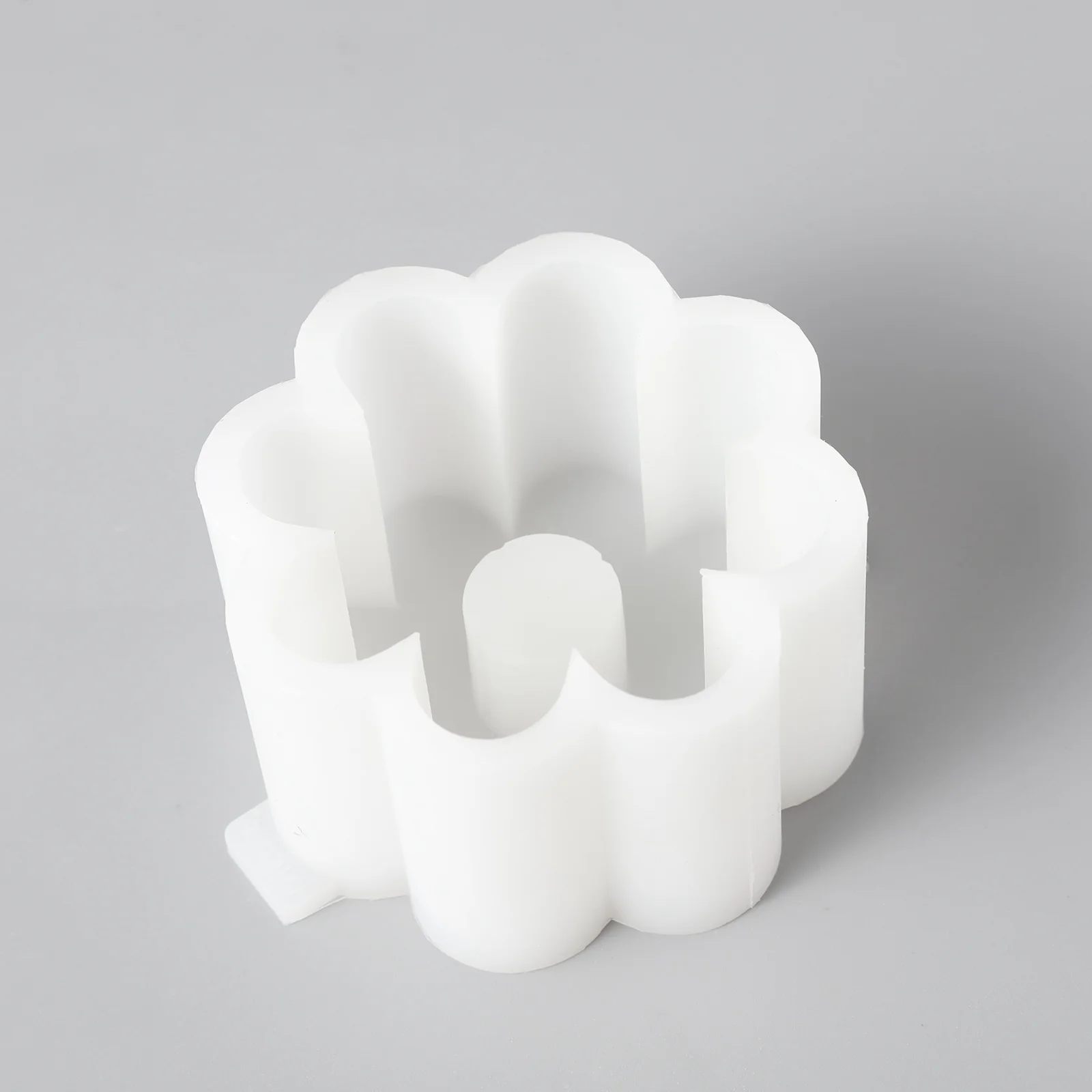 Cute Flower Taper Candle Holder Silicone Mold - Image 8