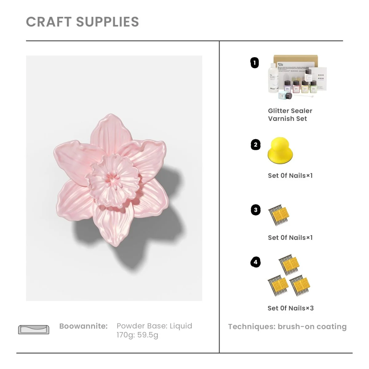Daffodil Grace Wall Cloth Coat Hook Silicone Mold - Image 10