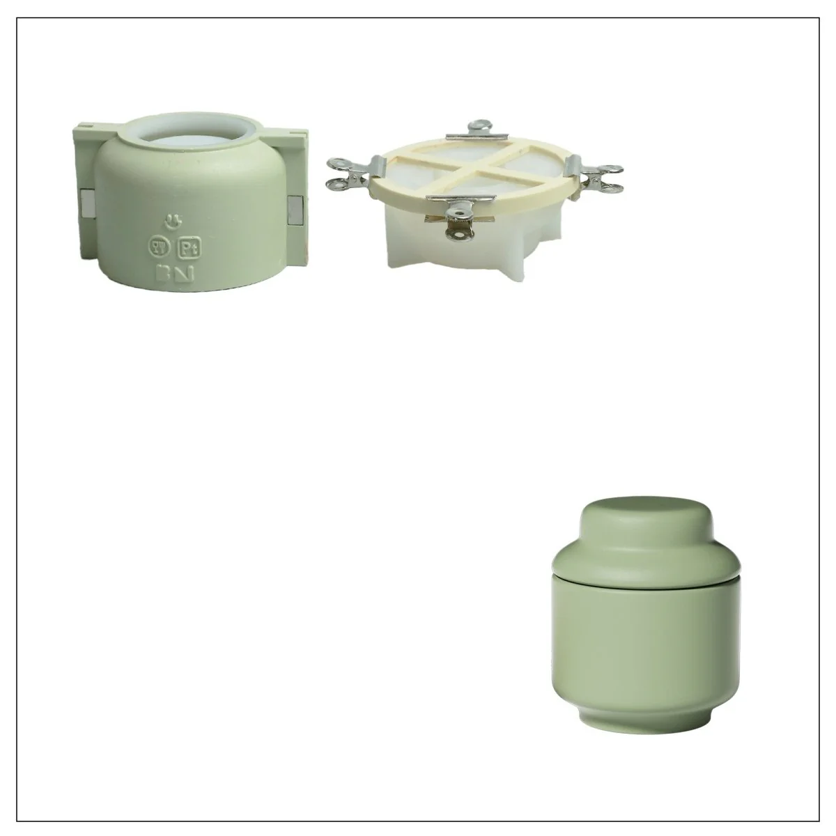 Domed Lid Candle Jar & 9oz Candle Refill Silicone Mold - Image 7