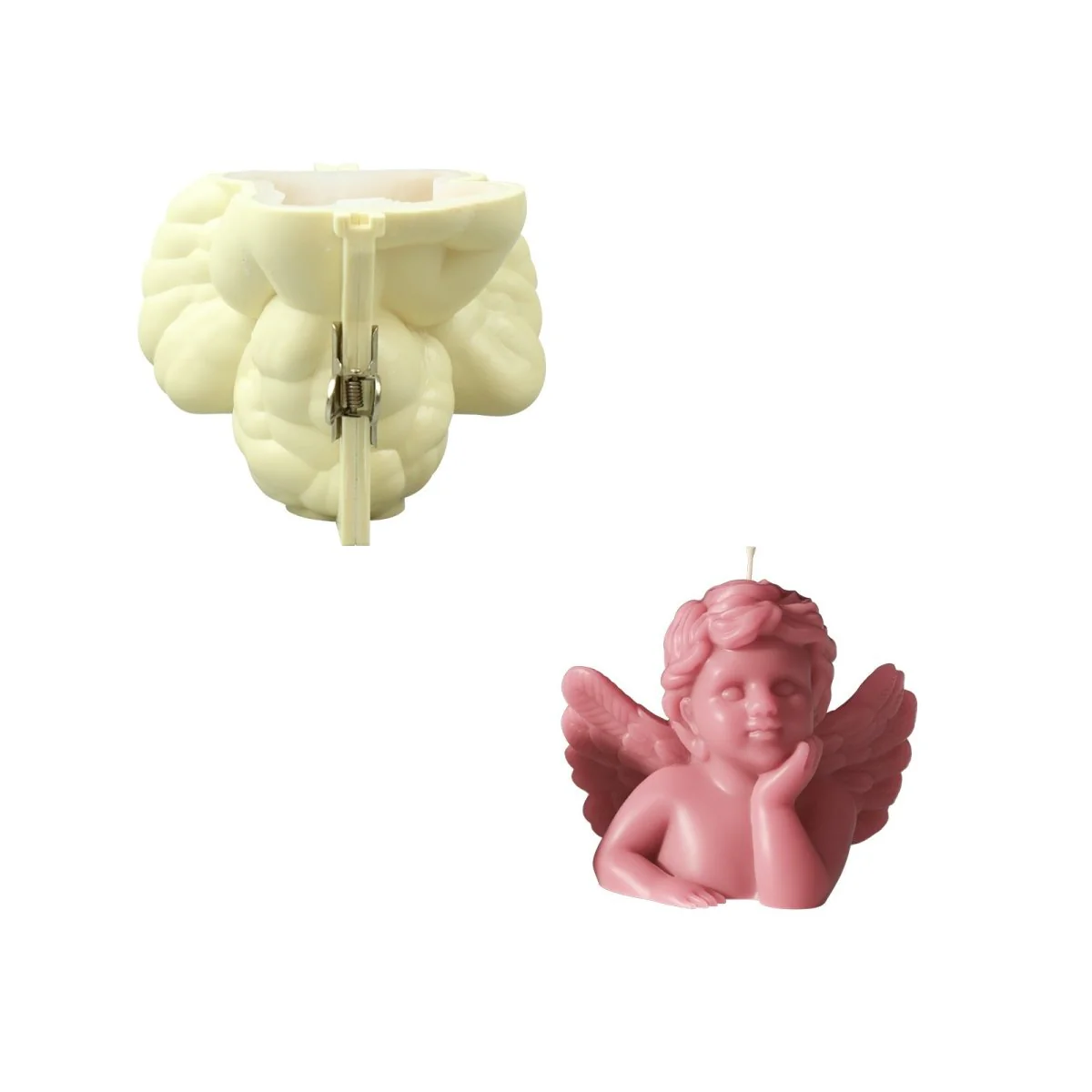 Dreamy Cherub Candle Silicone Mold Collection - Image 10