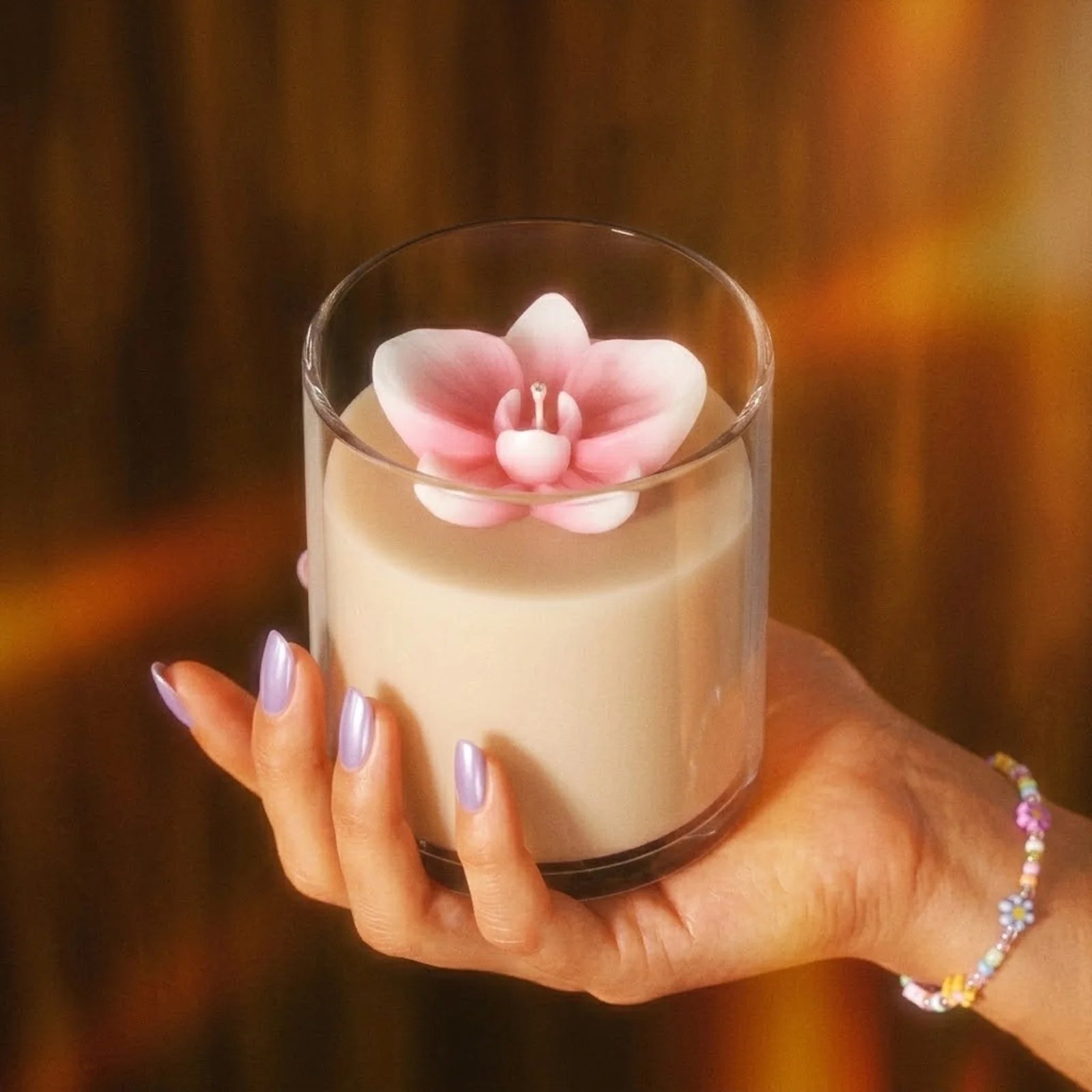 Dreamy Orchid Candle Silicone Mold - Image 2