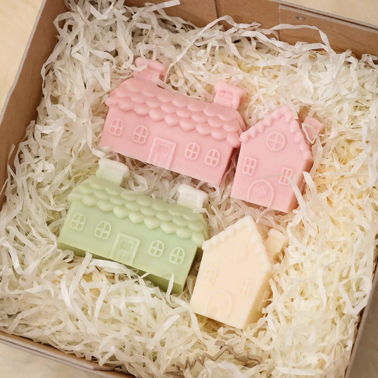Cozy Miniature Dwelling House Candle Collection Silicone Mold - Image 7