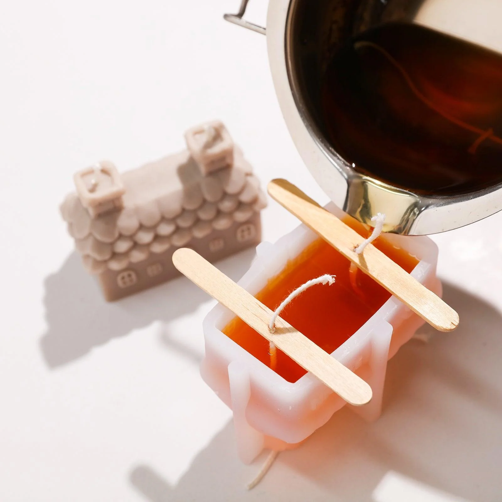Cozy Miniature Dwelling House Candle Silicone Mold - Ⅱ - Image 3